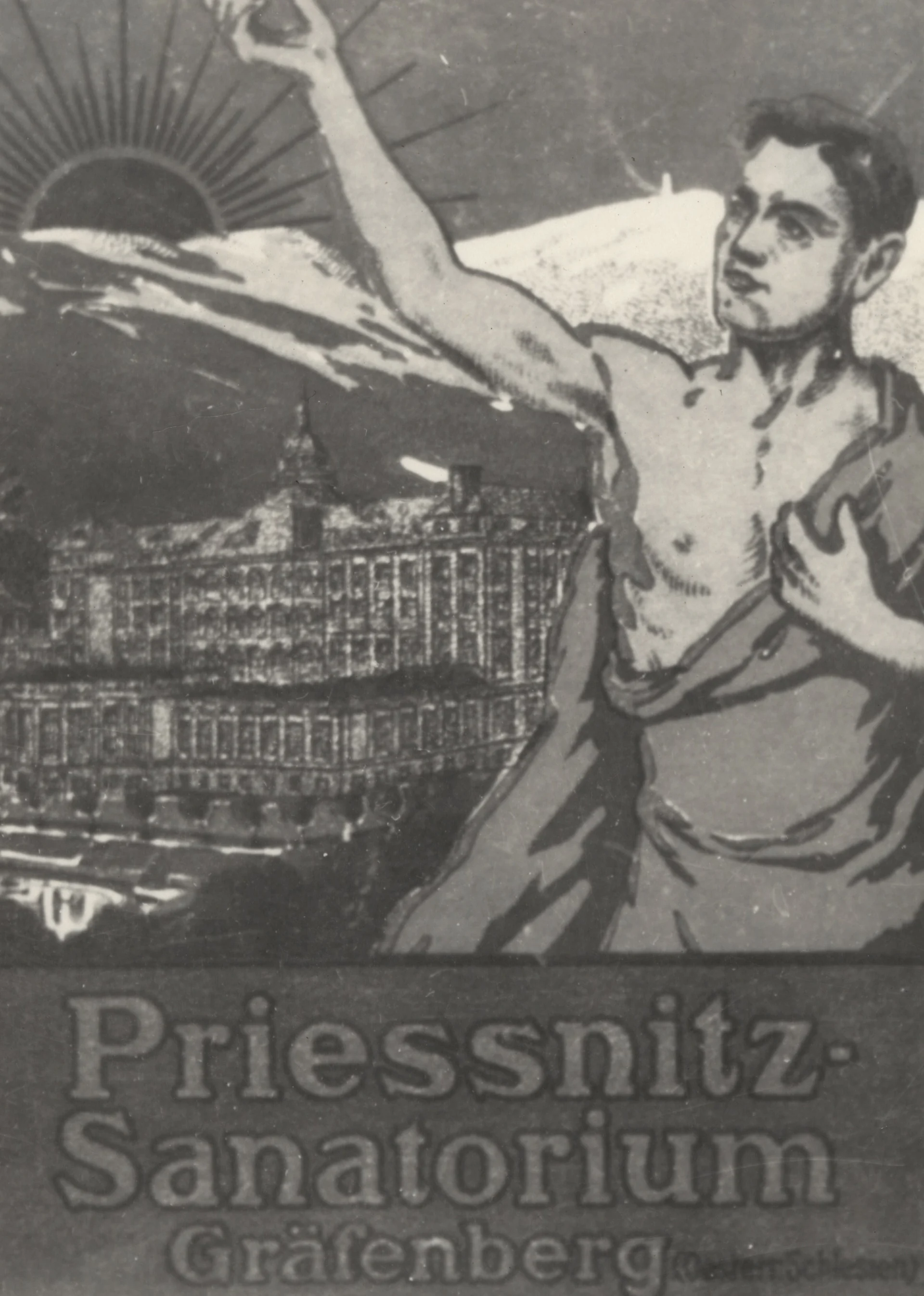 Náhledový obrázek předmětu Propagační plakát jesenických lázní (reprofoto)