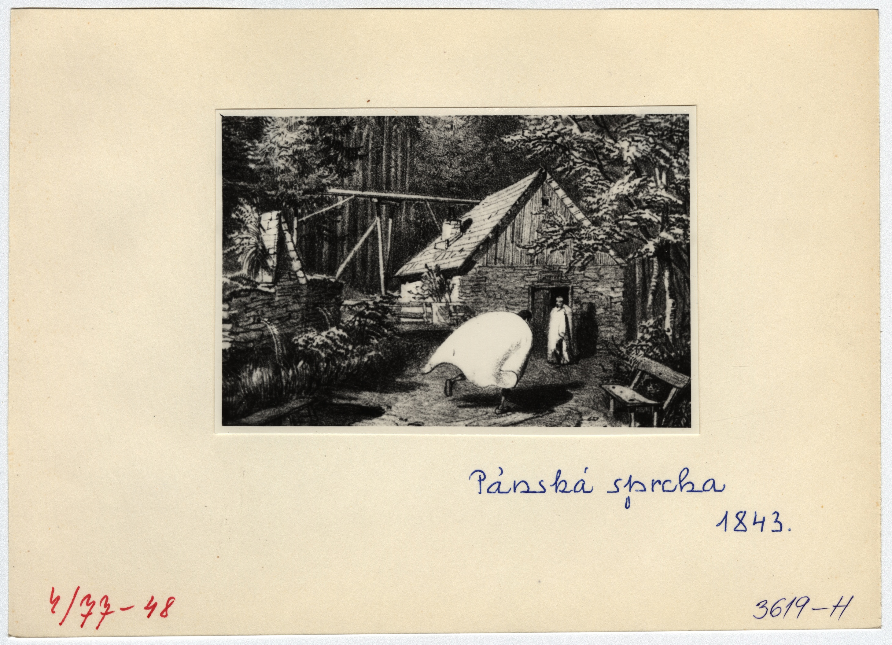 Náhledový obrázek Pánská sprcha v Lázních Jeseník (reprofoto) - 2