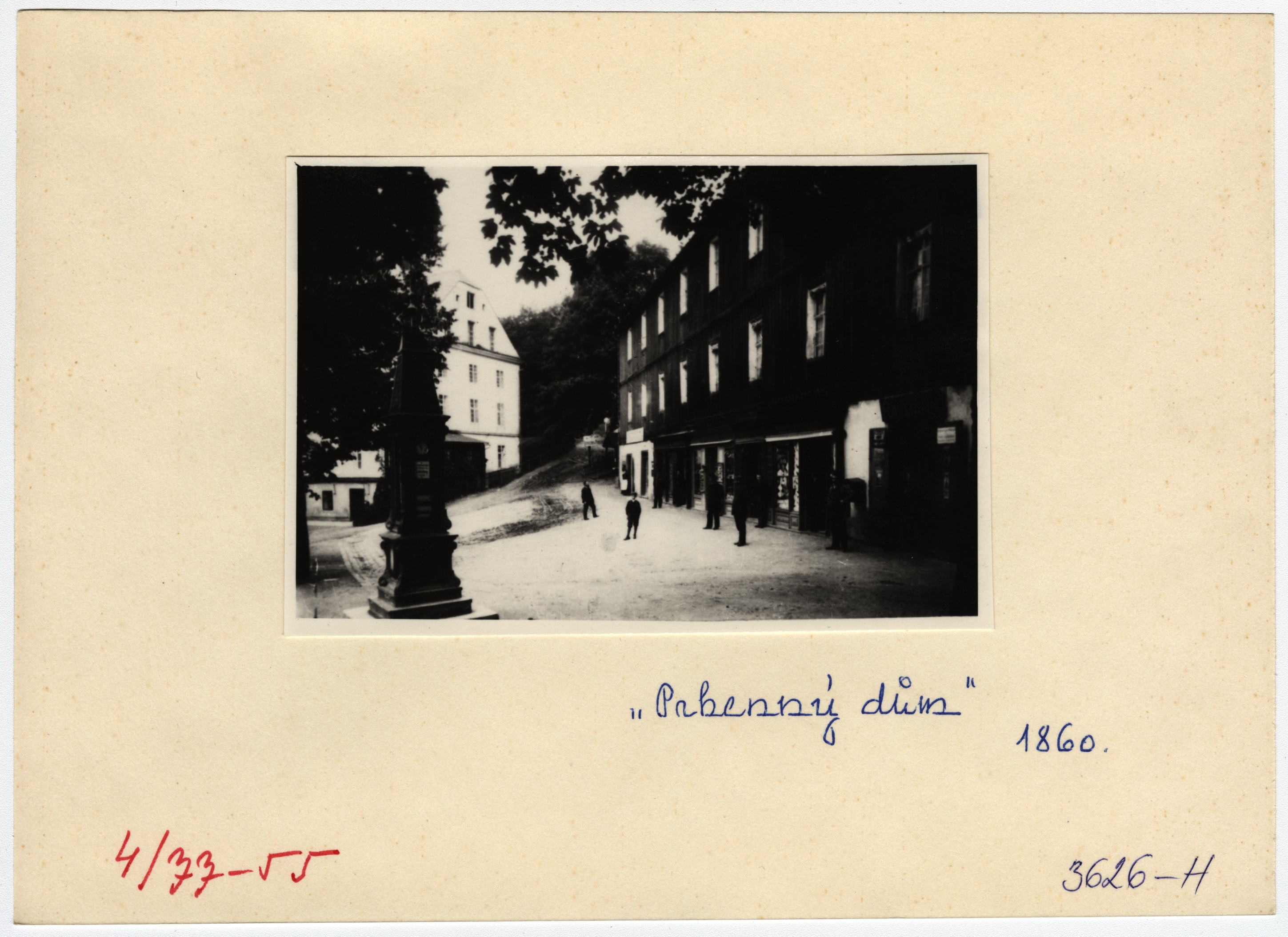 Náhledový obrázek Velký léčebný dům a tzv. Prkenný dům v Lázních Jeseník (reprofoto) - 2