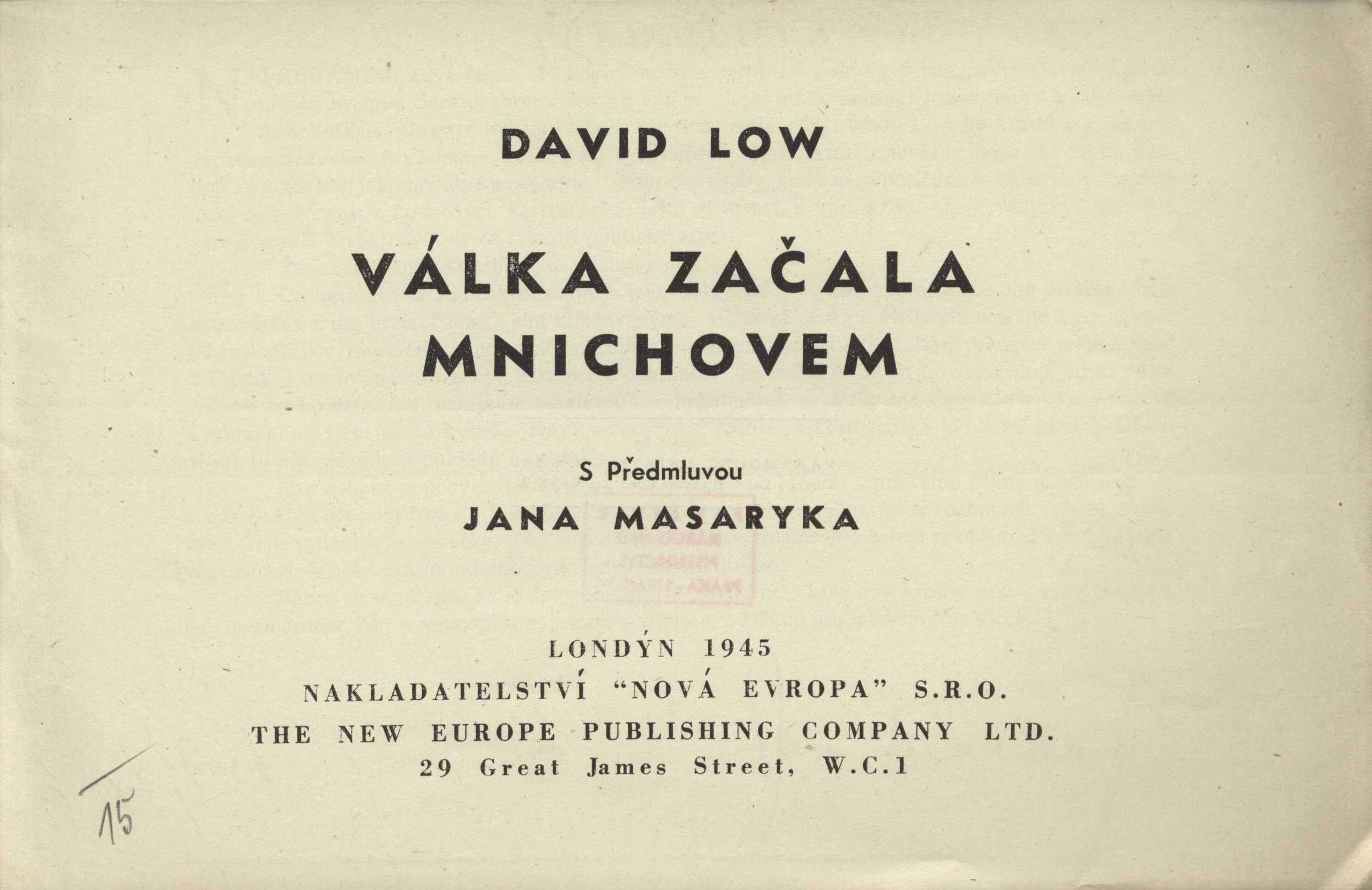 Náhledový obrázek Válka začala Mnichovem - 2