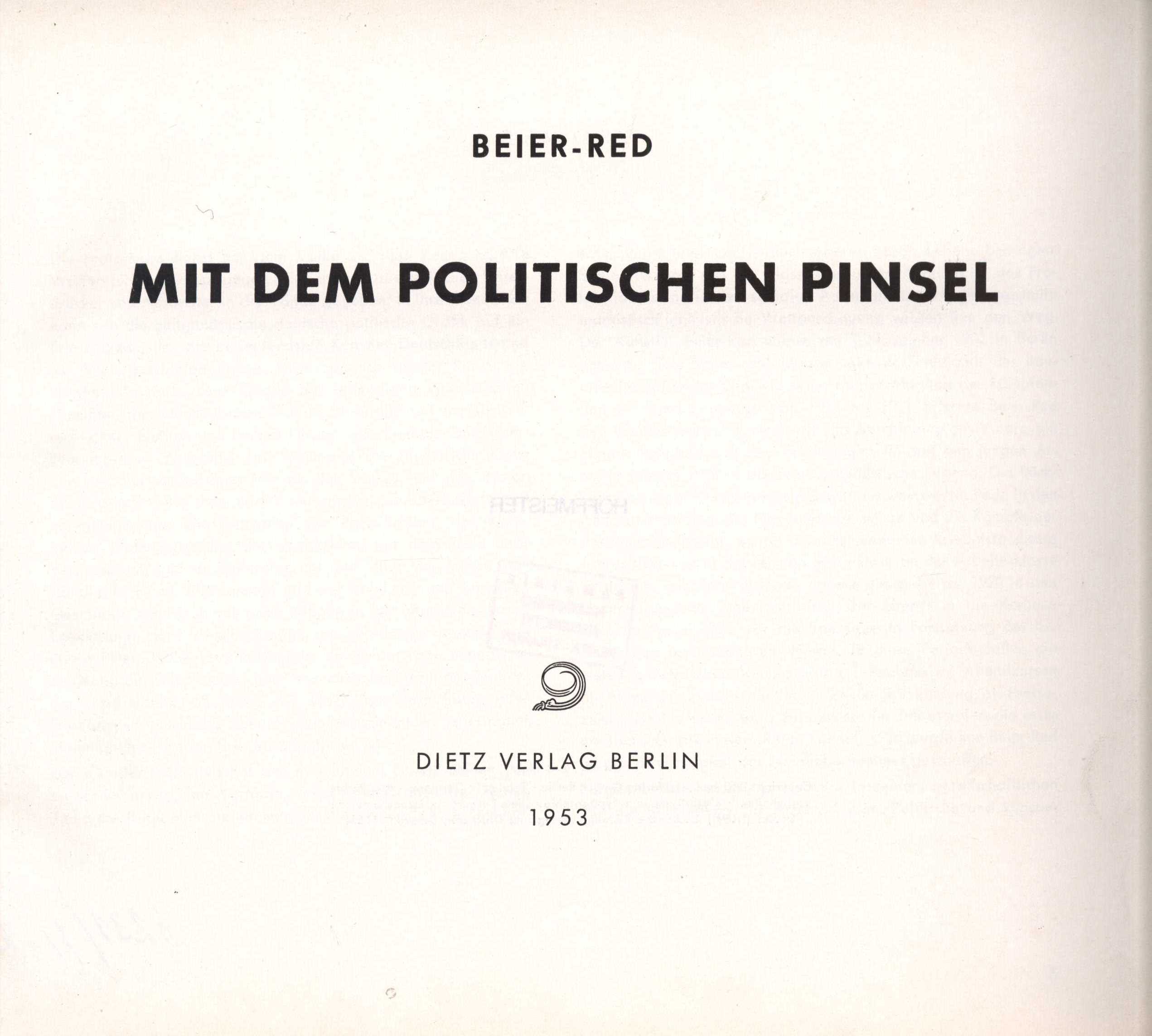 Náhledový obrázek Mit dem politischen Pinsel - 2