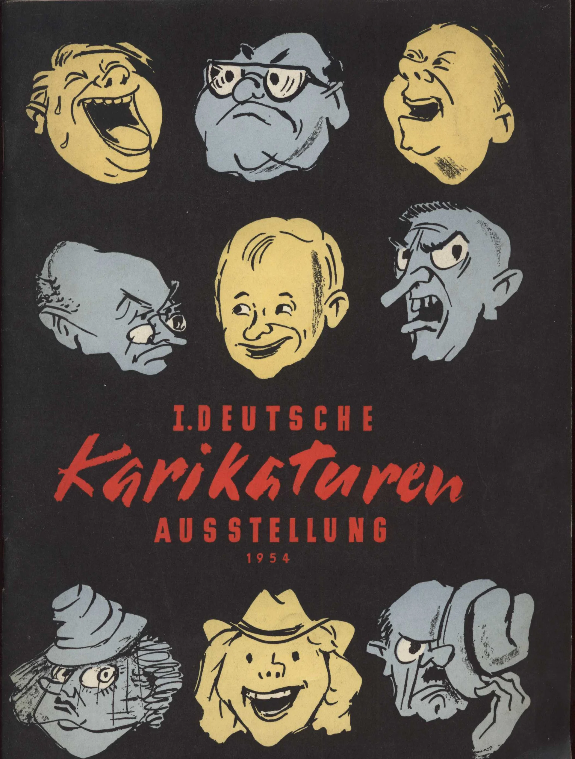 Náhledový obrázek předmětu Deutsche Karikaturen-Ausstellung 1954