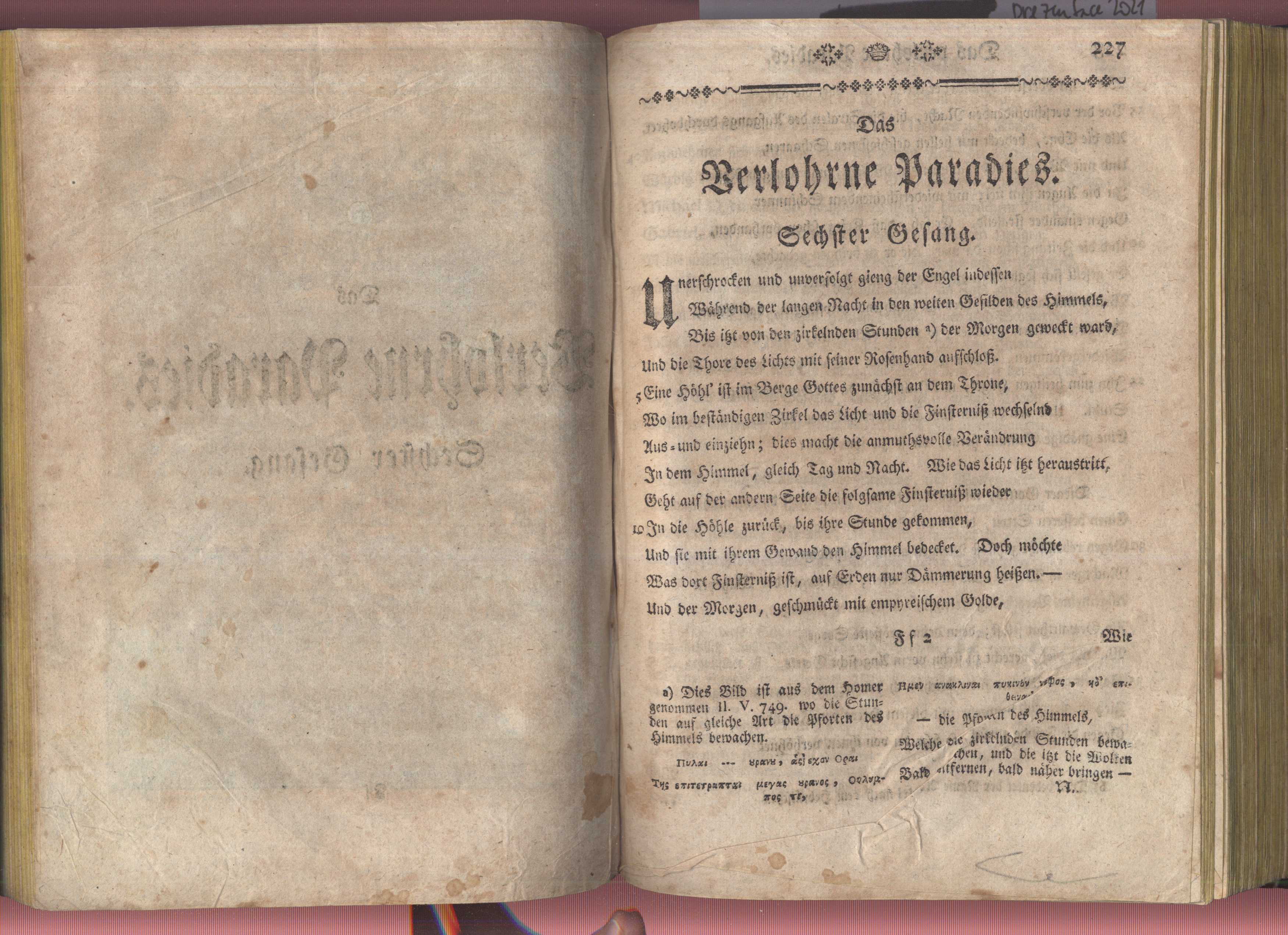 Náhledový obrázek SF 10283 – Das verlohrne Paradies, 1.–2., 1762, 1763 - 30