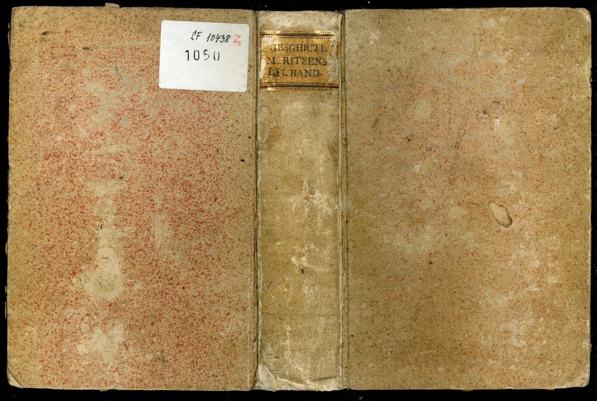 Náhledový obrázek předmětu SF 10438 – Die Geschichte Moritzens, 1.–2., 1774
