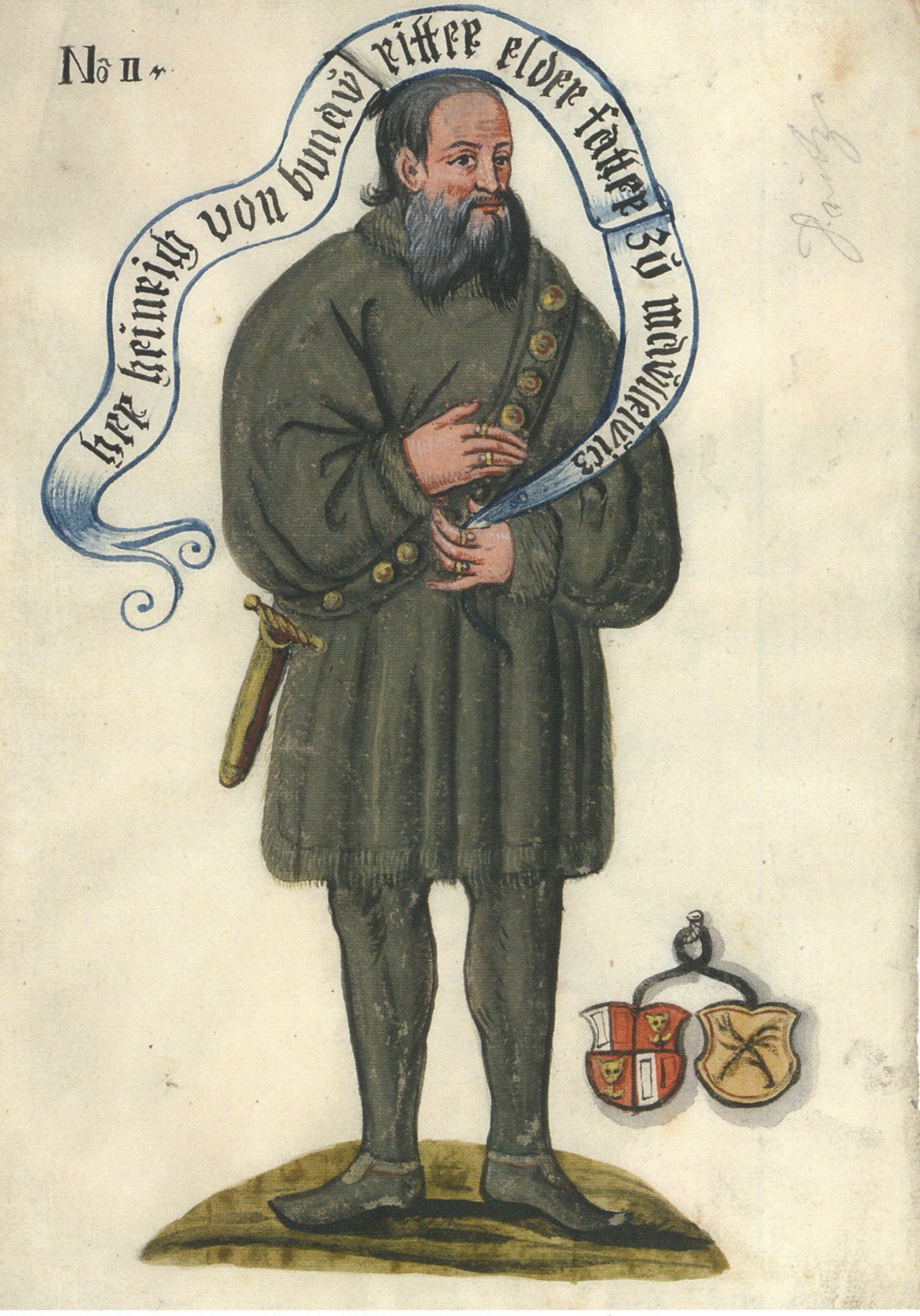 Náhledový obrázek Jindřich rytíř z Bünau - 1
