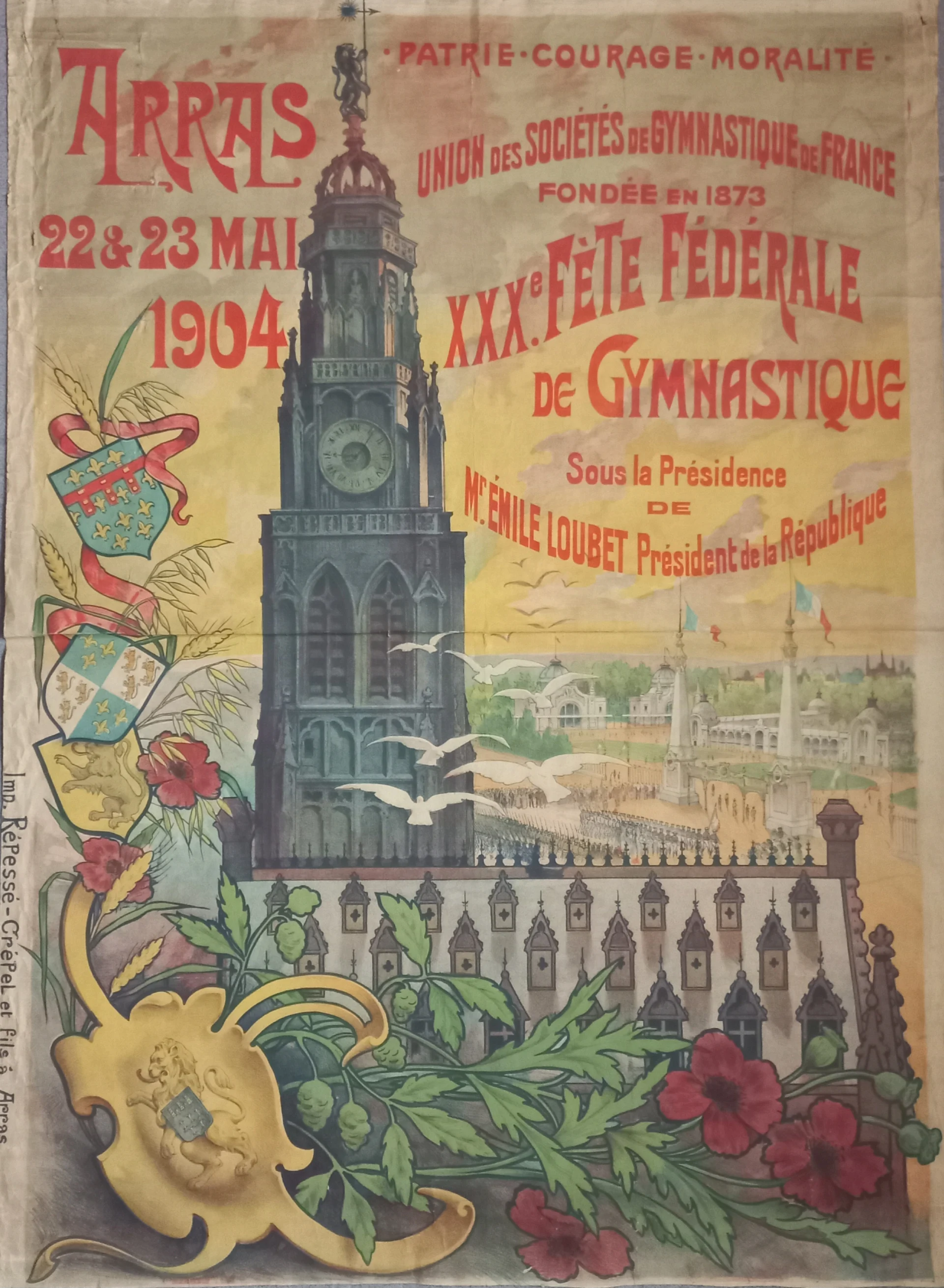 Náhledový obrázek předmětu Gymnastické slavnosti. Arras 1904