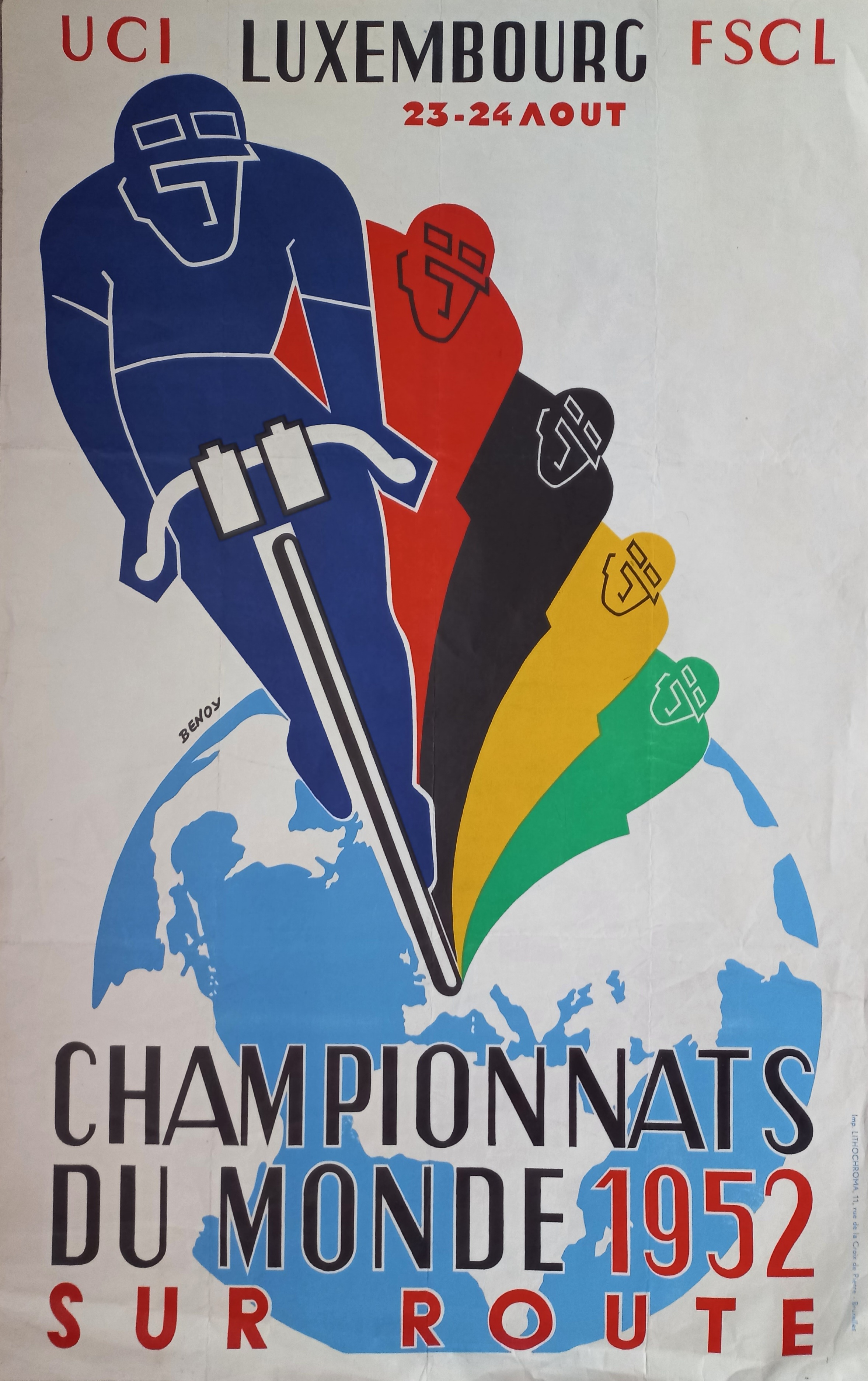 Náhledový obrázek Championnats du Monde sur Route. Luxembourg 1952 - 1