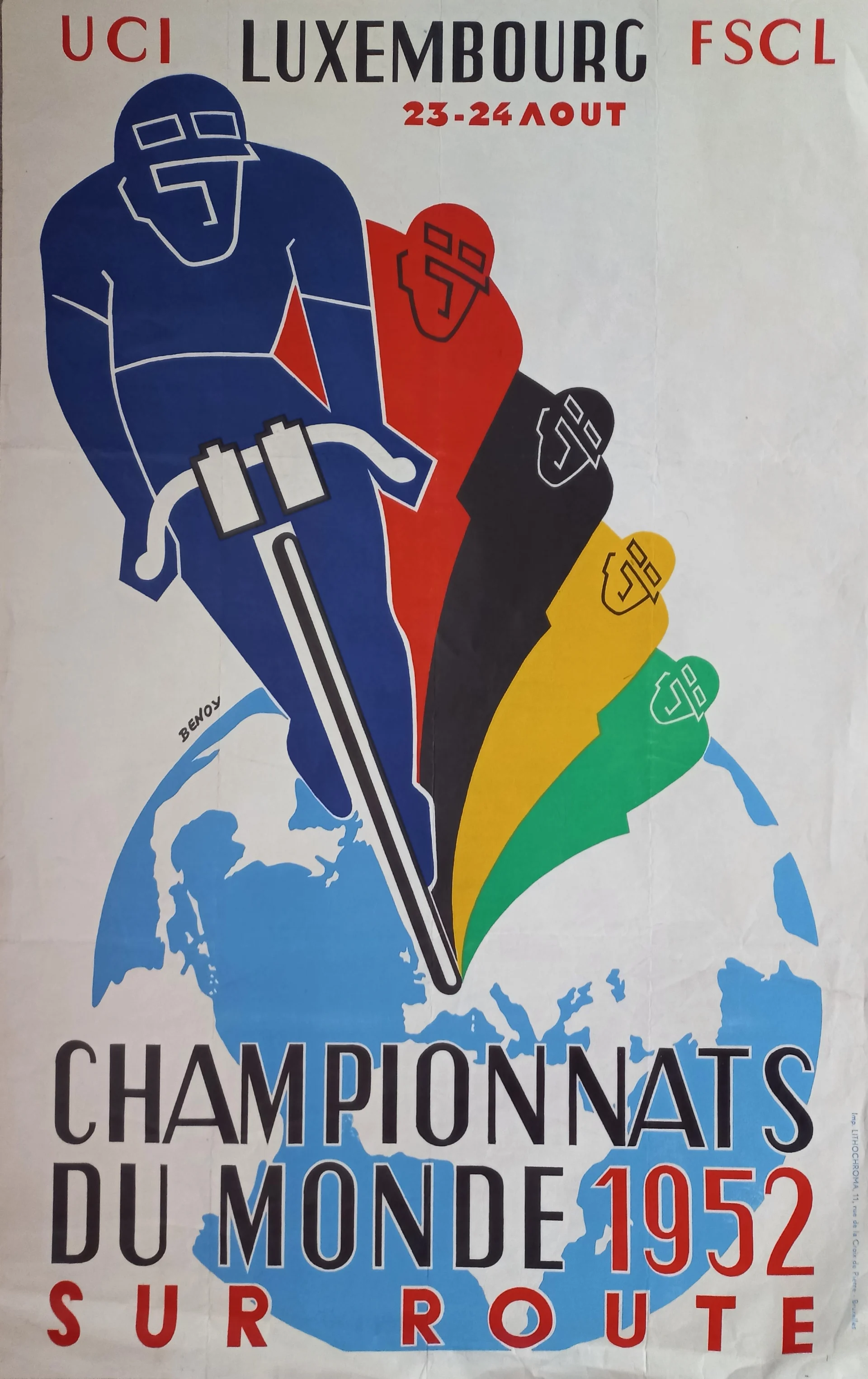 Náhledový obrázek předmětu Championnats du Monde sur Route. Luxembourg 1952