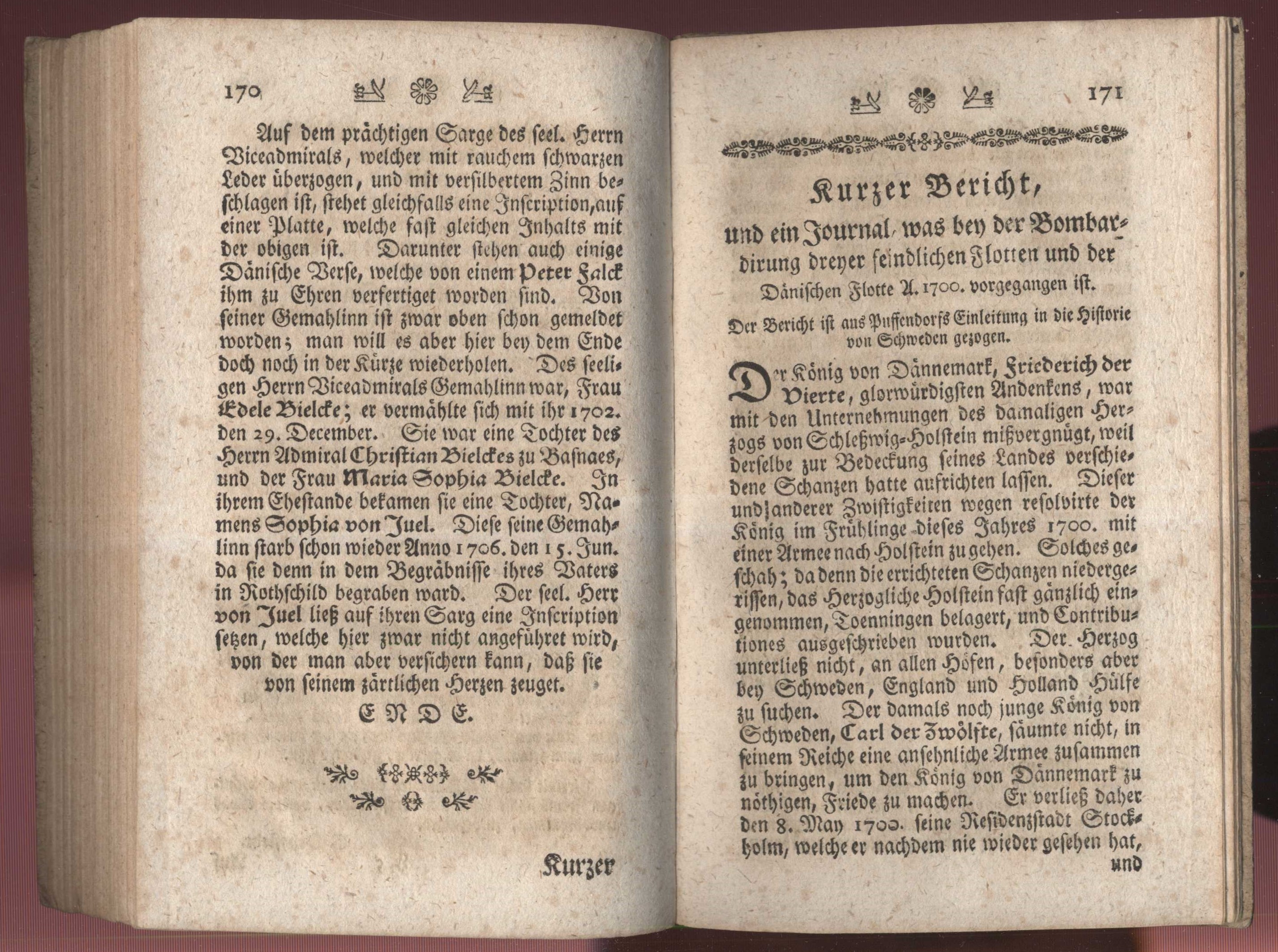 Náhledový obrázek SF 10347 – Leben des … Vice-Admirals, Herrn Just von Juels, 1756 - 3