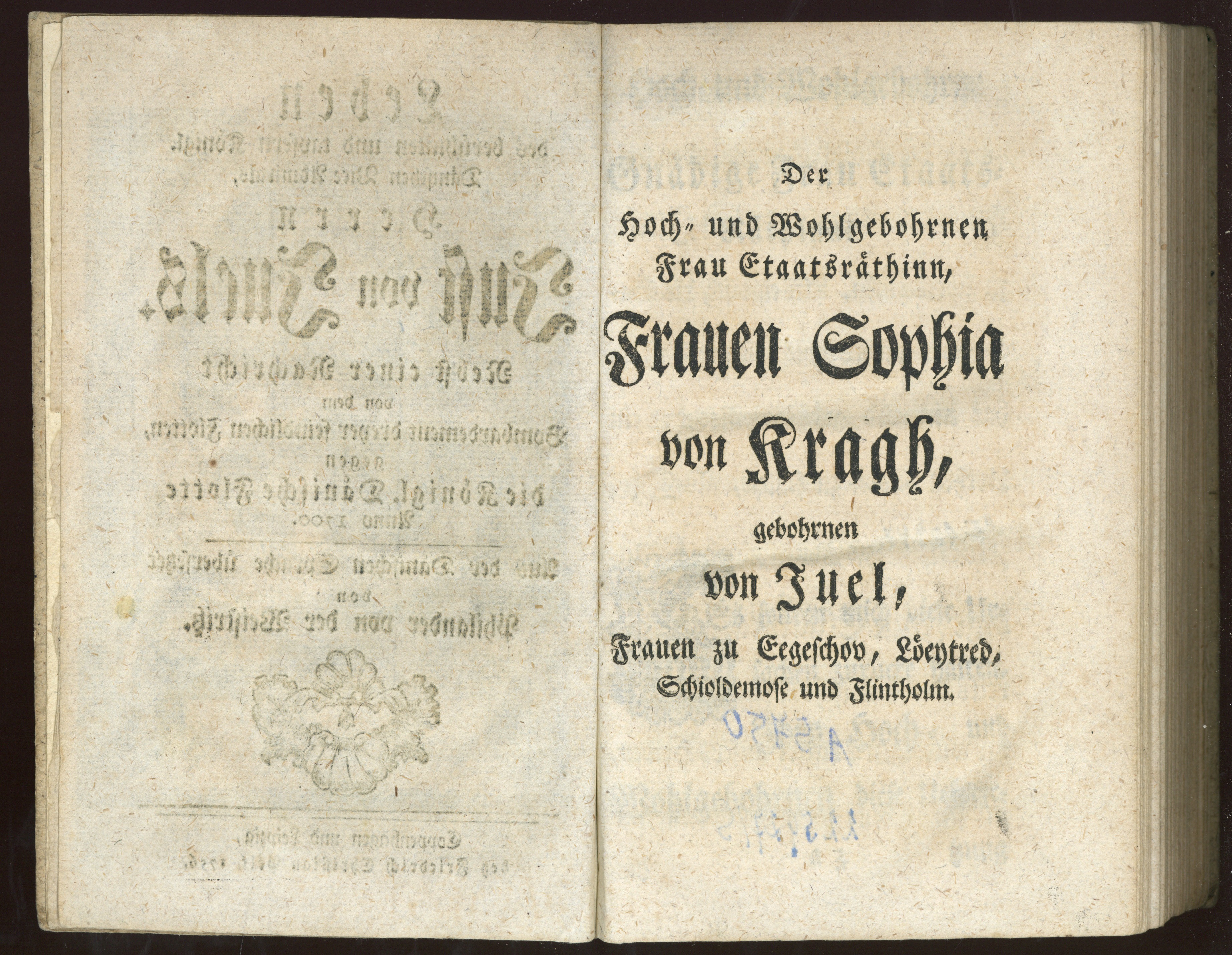 Náhledový obrázek SF 10347 – Leben des … Vice-Admirals, Herrn Just von Juels, 1756 - 17