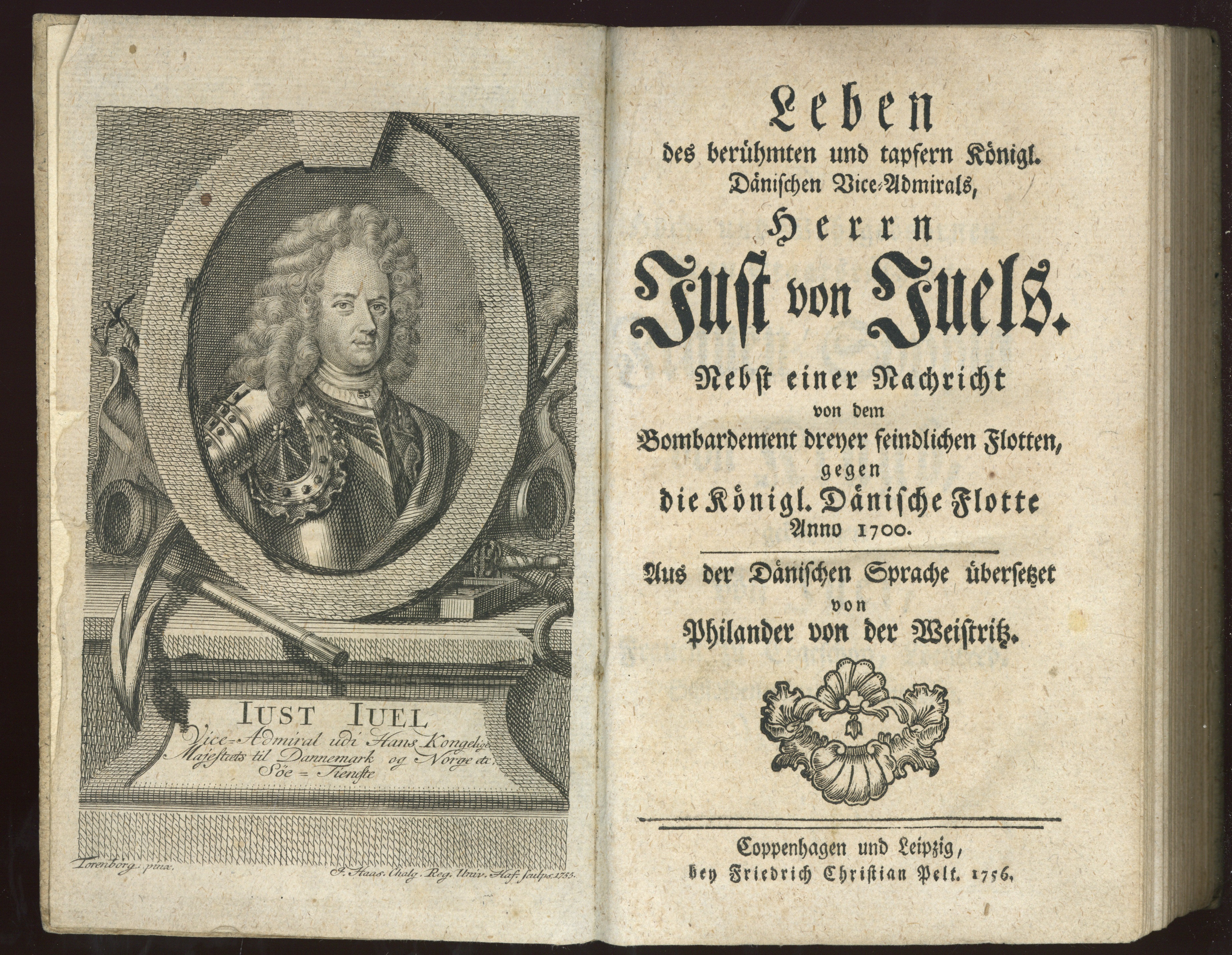 Náhledový obrázek SF 10347 – Leben des … Vice-Admirals, Herrn Just von Juels, 1756 - 16