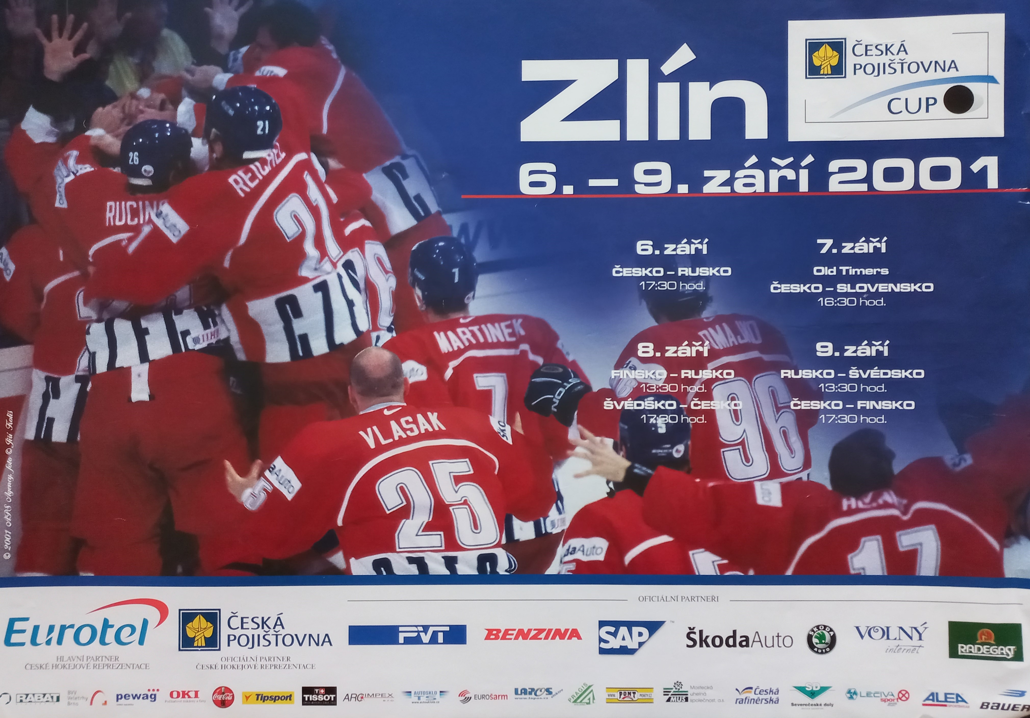 Náhledový obrázek Česká Pojišťovna Cup. Zlín 2001 - 1