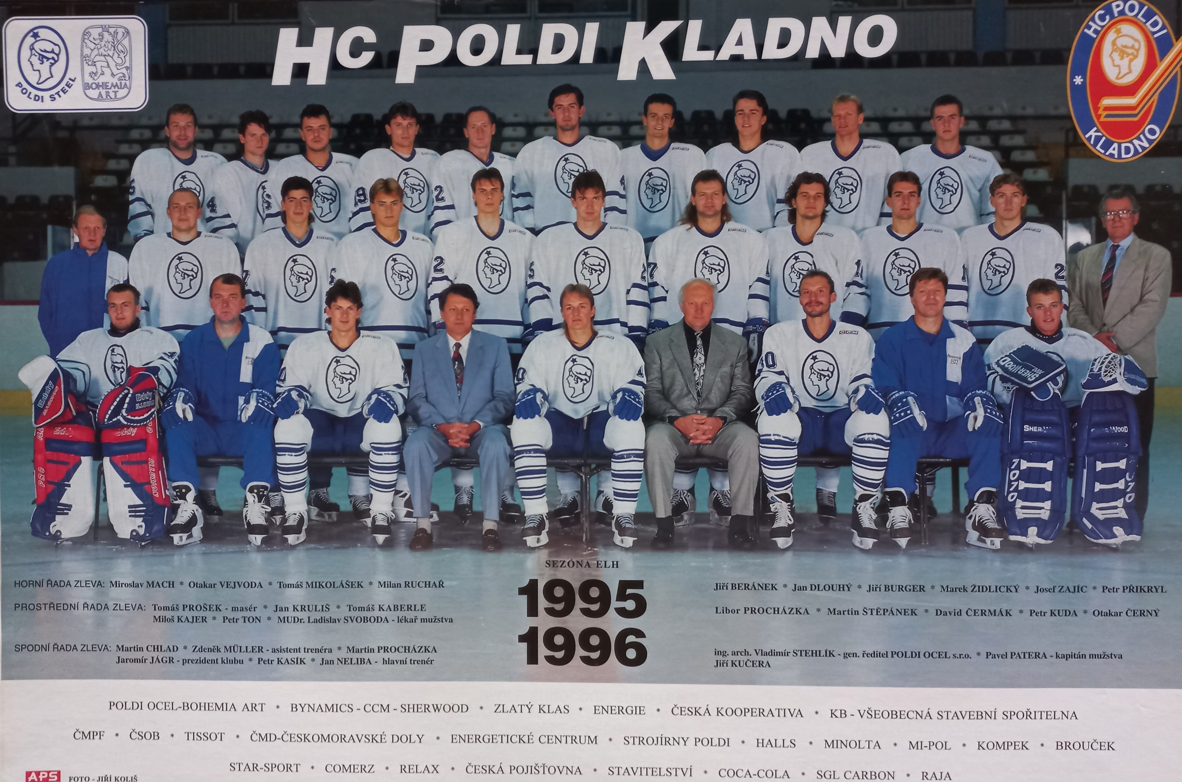 Náhledový obrázek HC Poldi Kladno 1995-1996 - 1