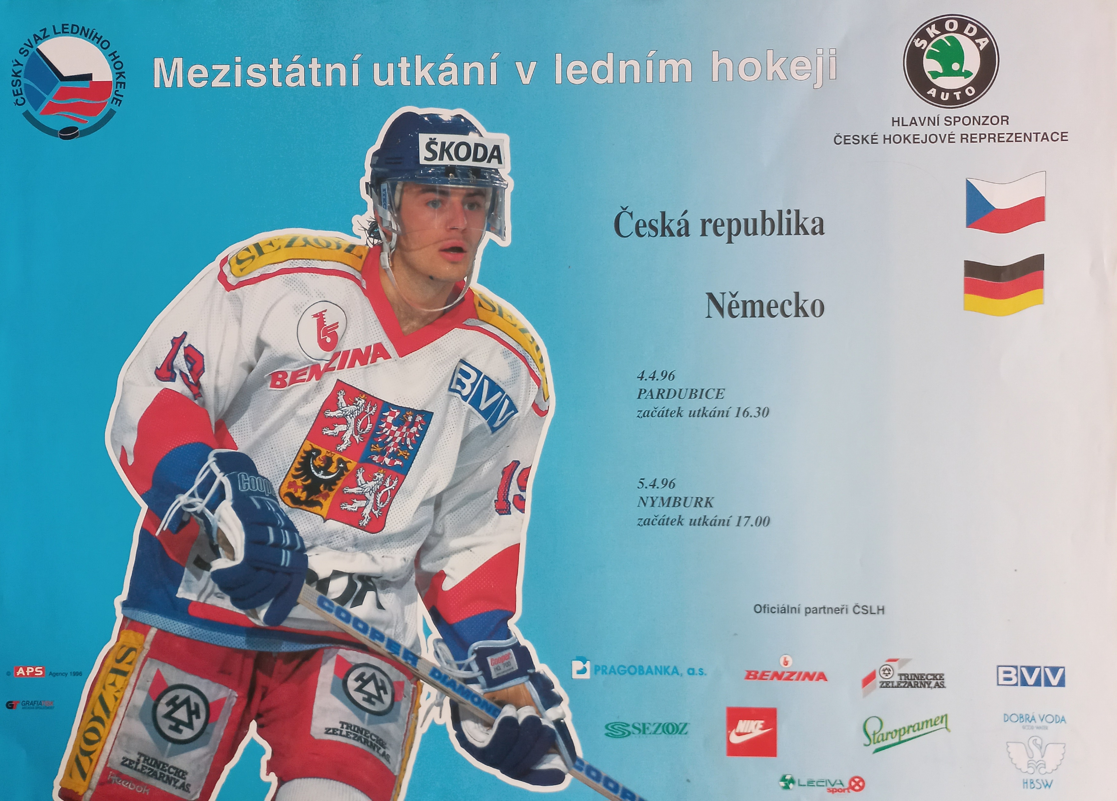 Náhledový obrázek Mezistátní utkání v ledním hokej. Česká republika - Německo - 1