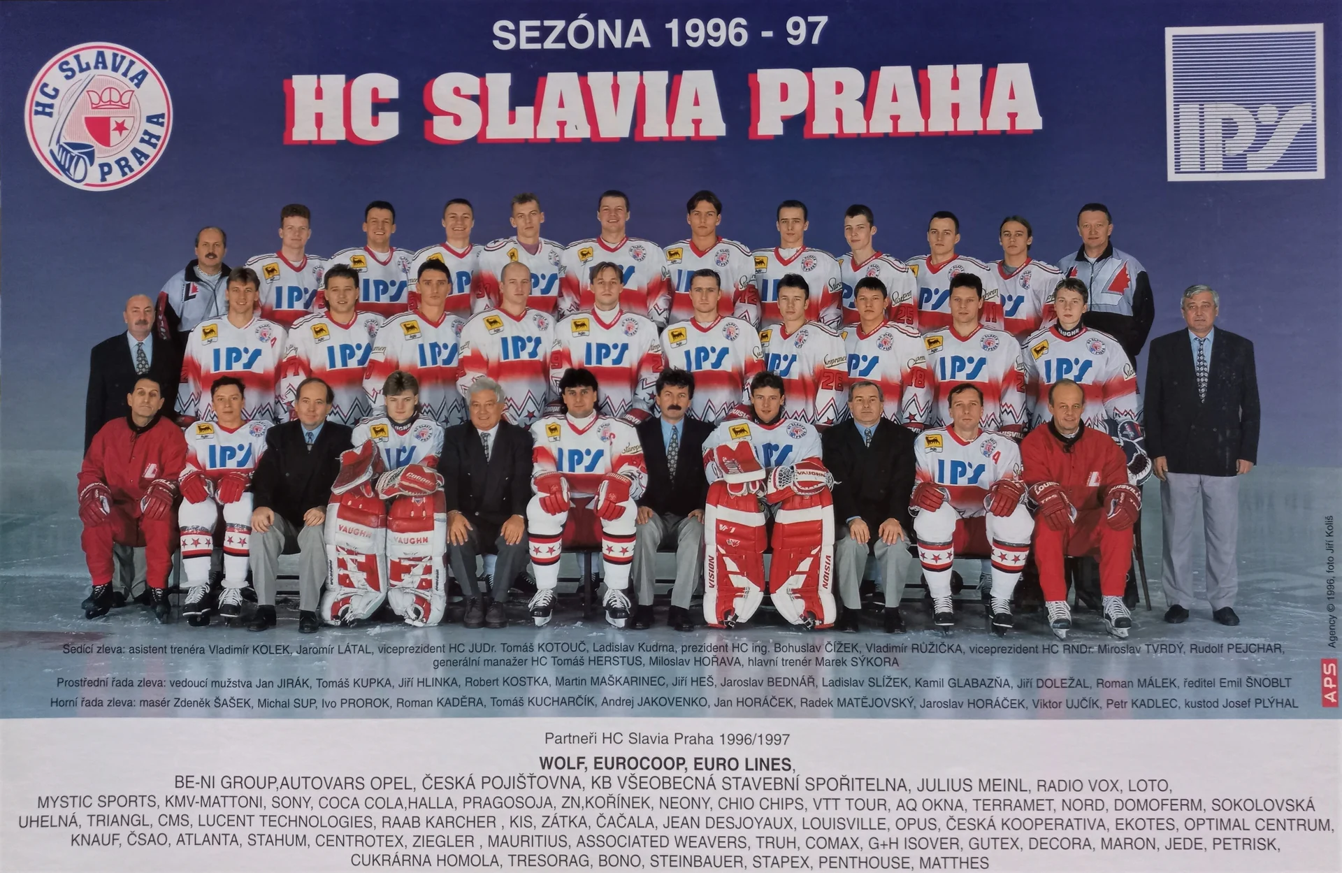 Náhledový obrázek předmětu HC Slavia Praha 1996-1997