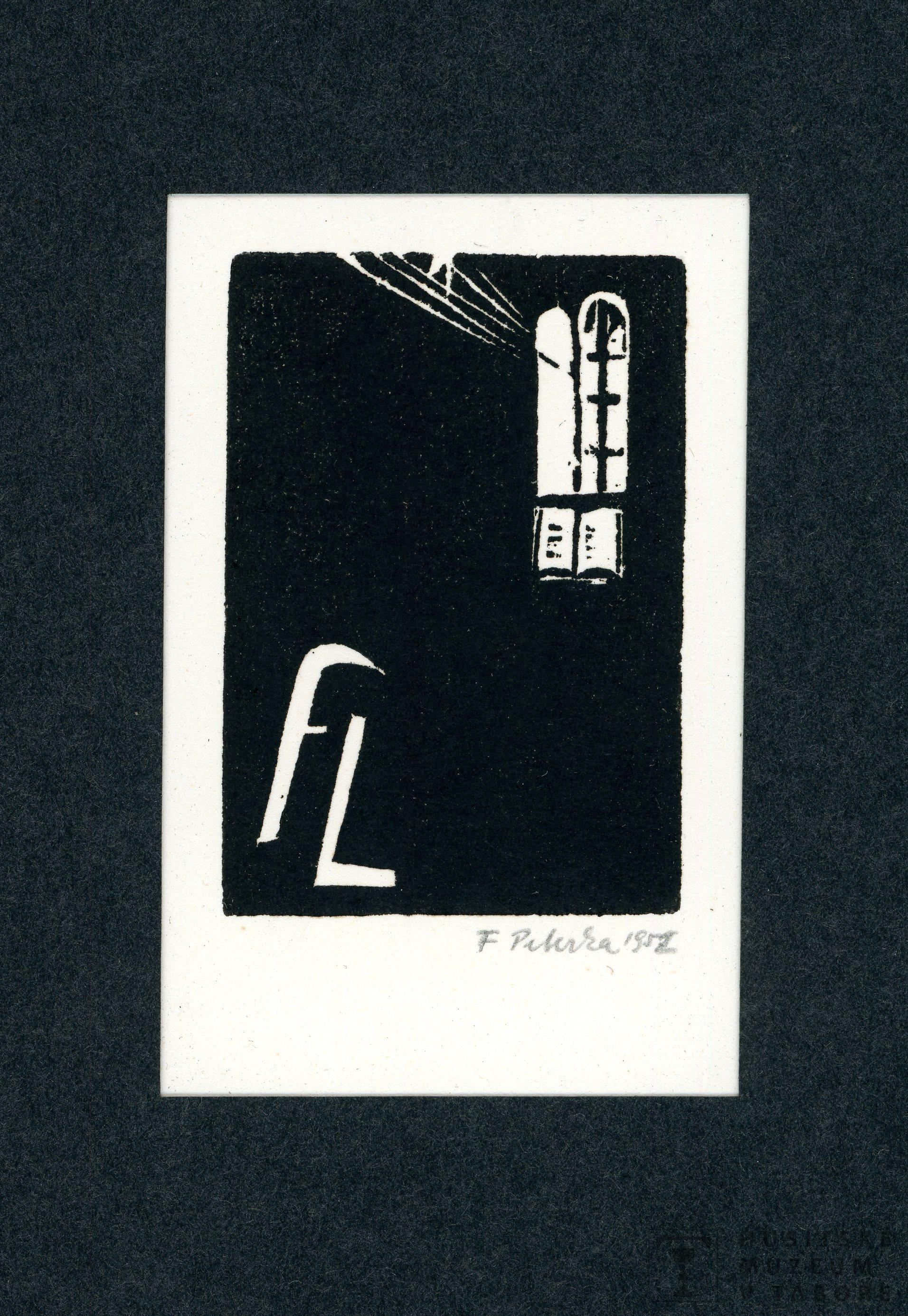Náhledový obrázek předmětu ex libris "Ex libris 6-8/1952"