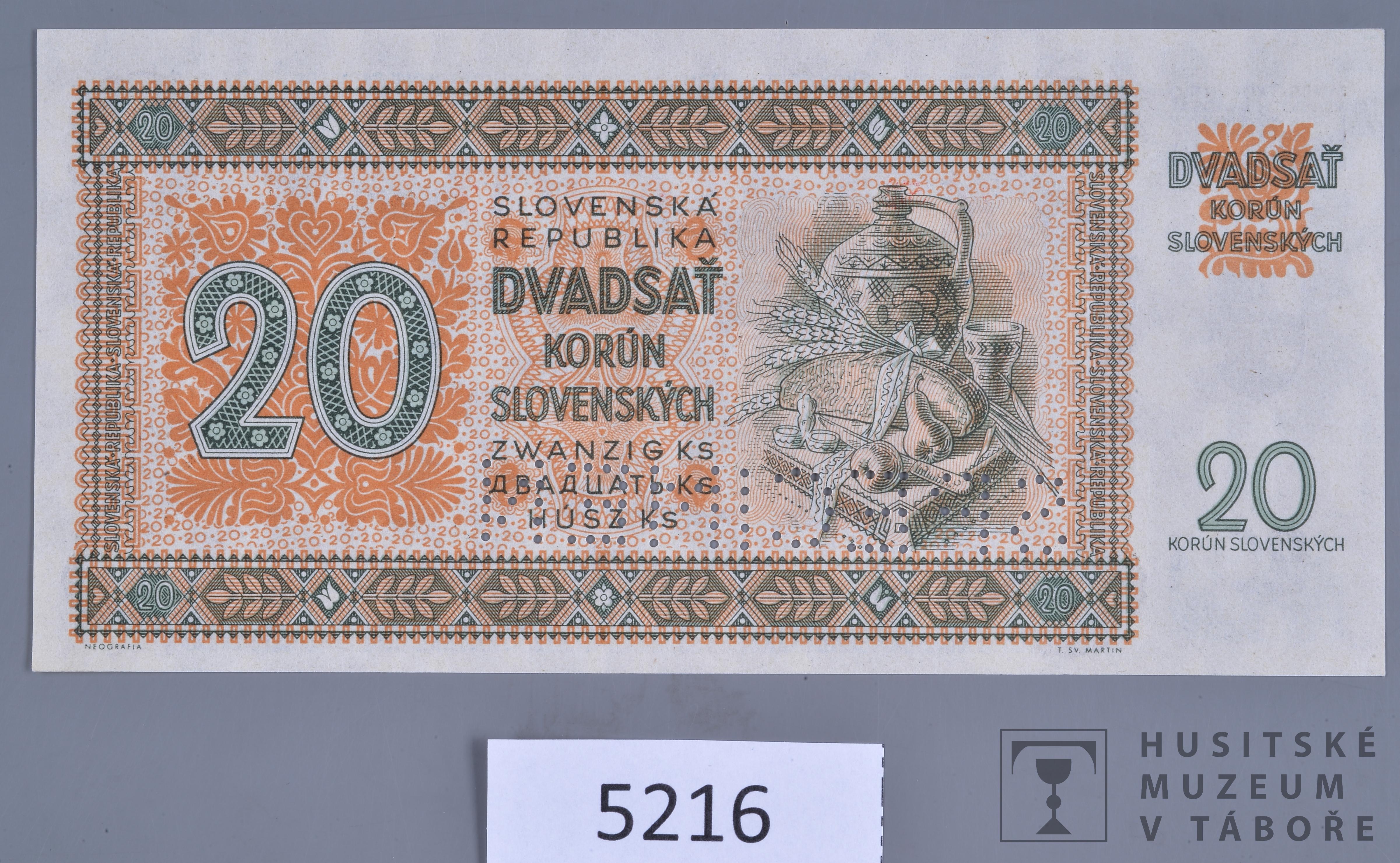 Náhledový obrázek Bankovka - 1