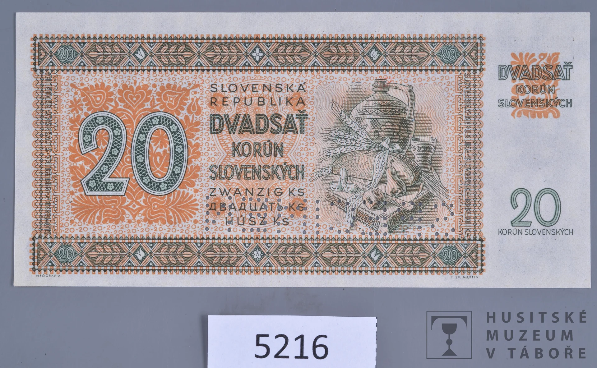 Náhledový obrázek předmětu Bankovka