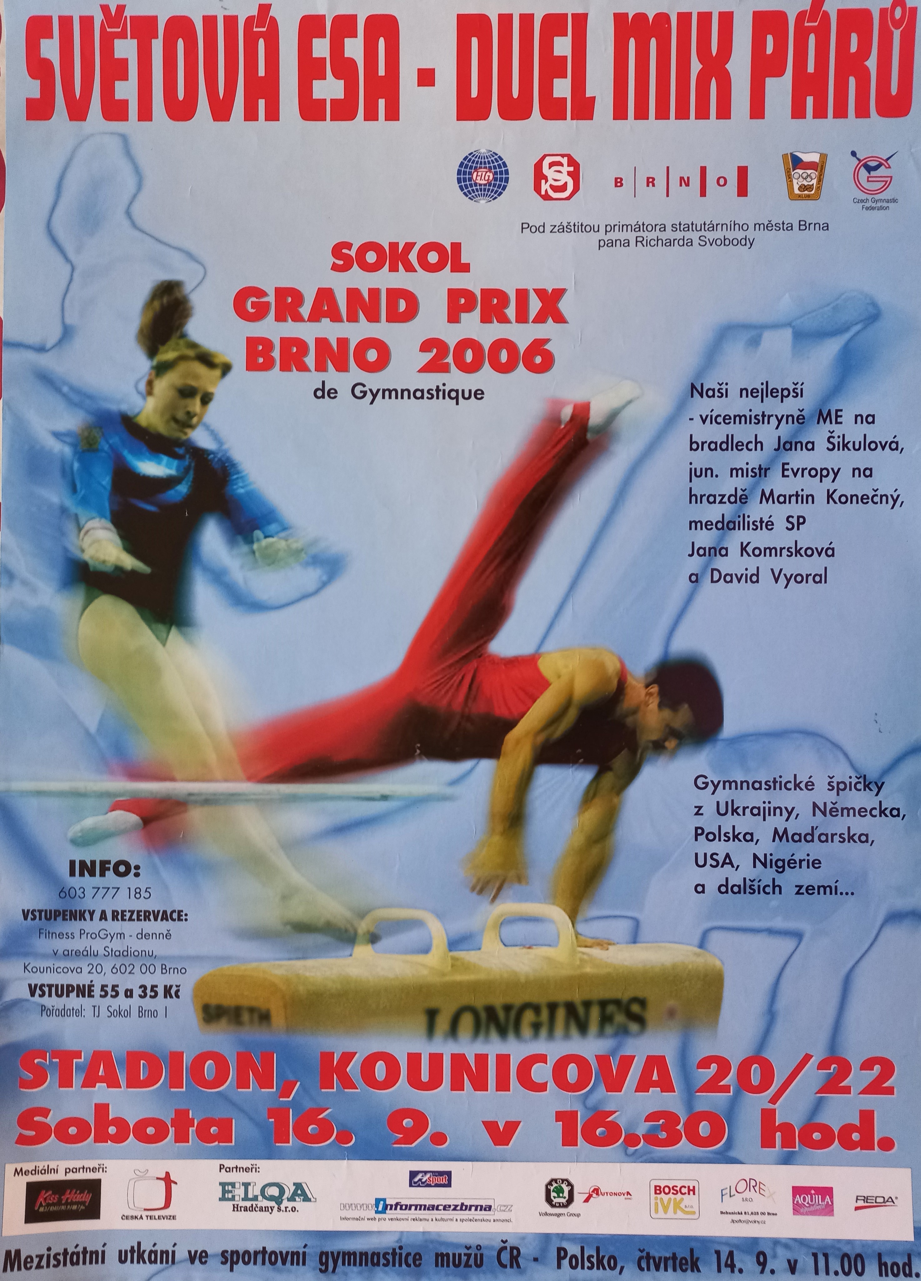 Náhledový obrázek Grand Prix de Gymnastique. Brno 2006 - 1