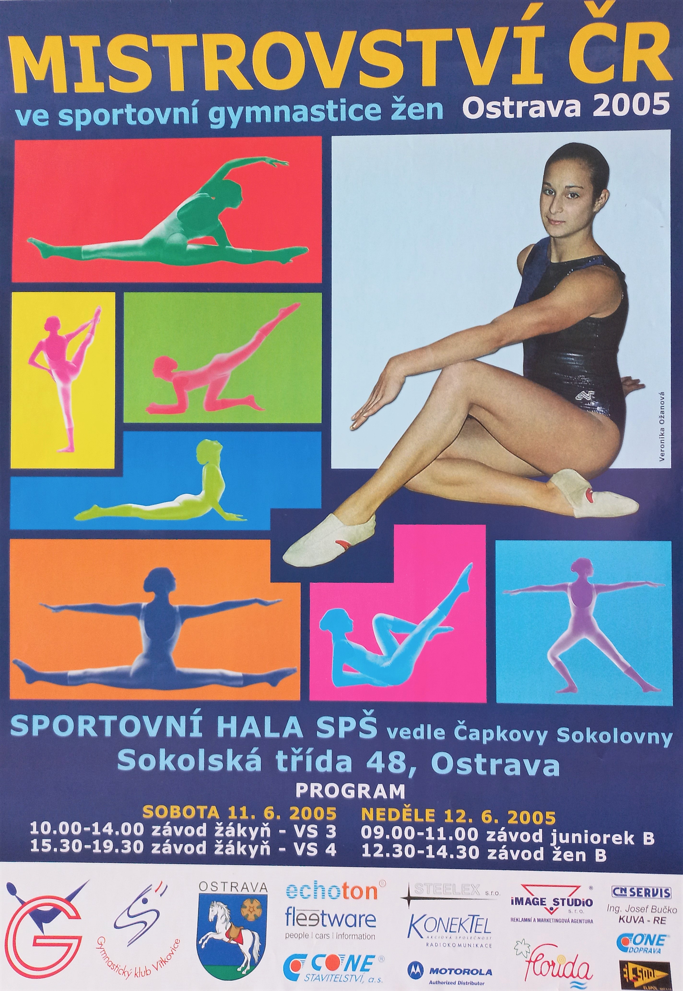 Náhledový obrázek Mistrovství ČR ve sportovní gymnastice žen. Ostrava 2005 - 1