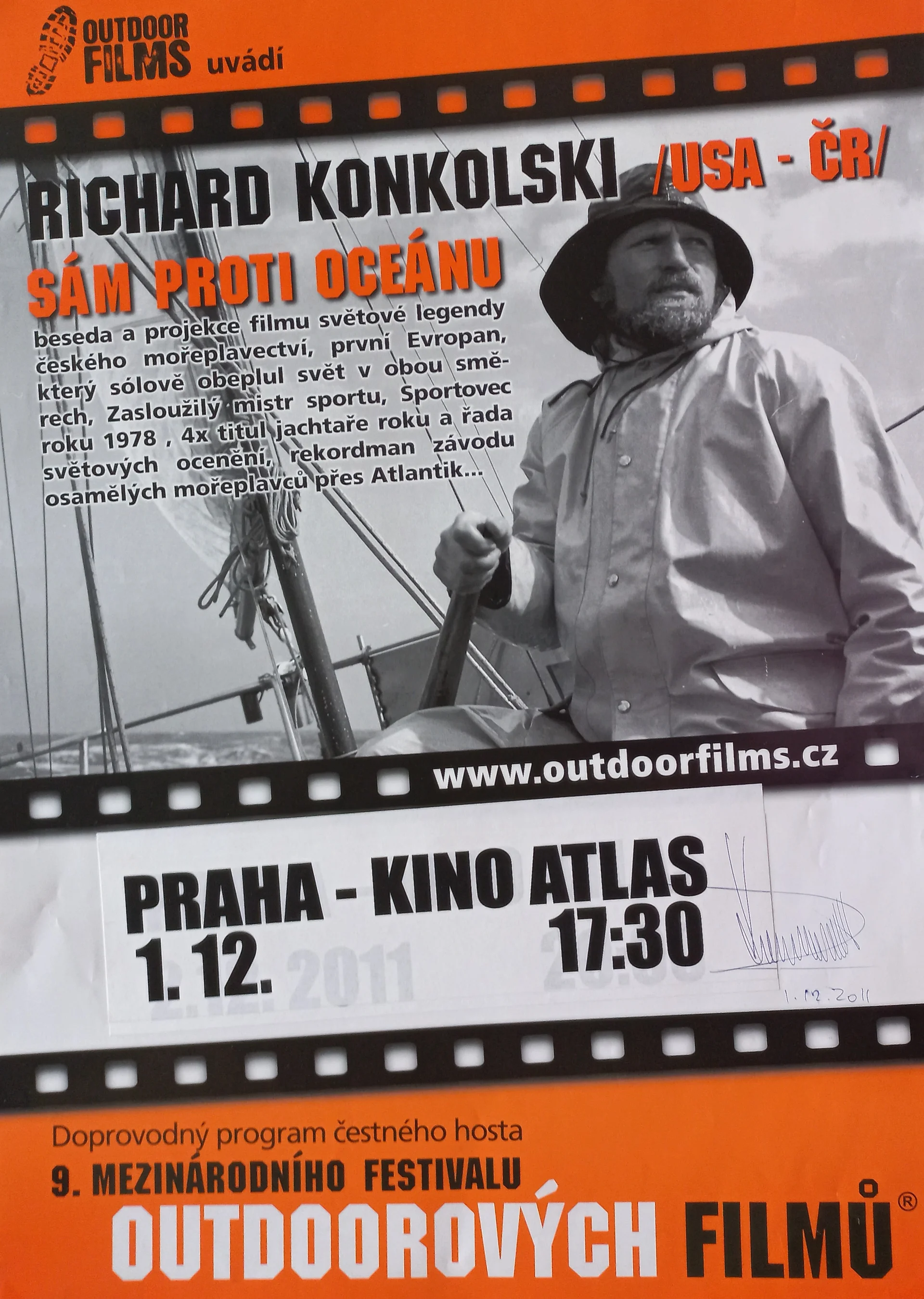 Náhledový obrázek předmětu Richard Konkolski. Sám proti oceánu