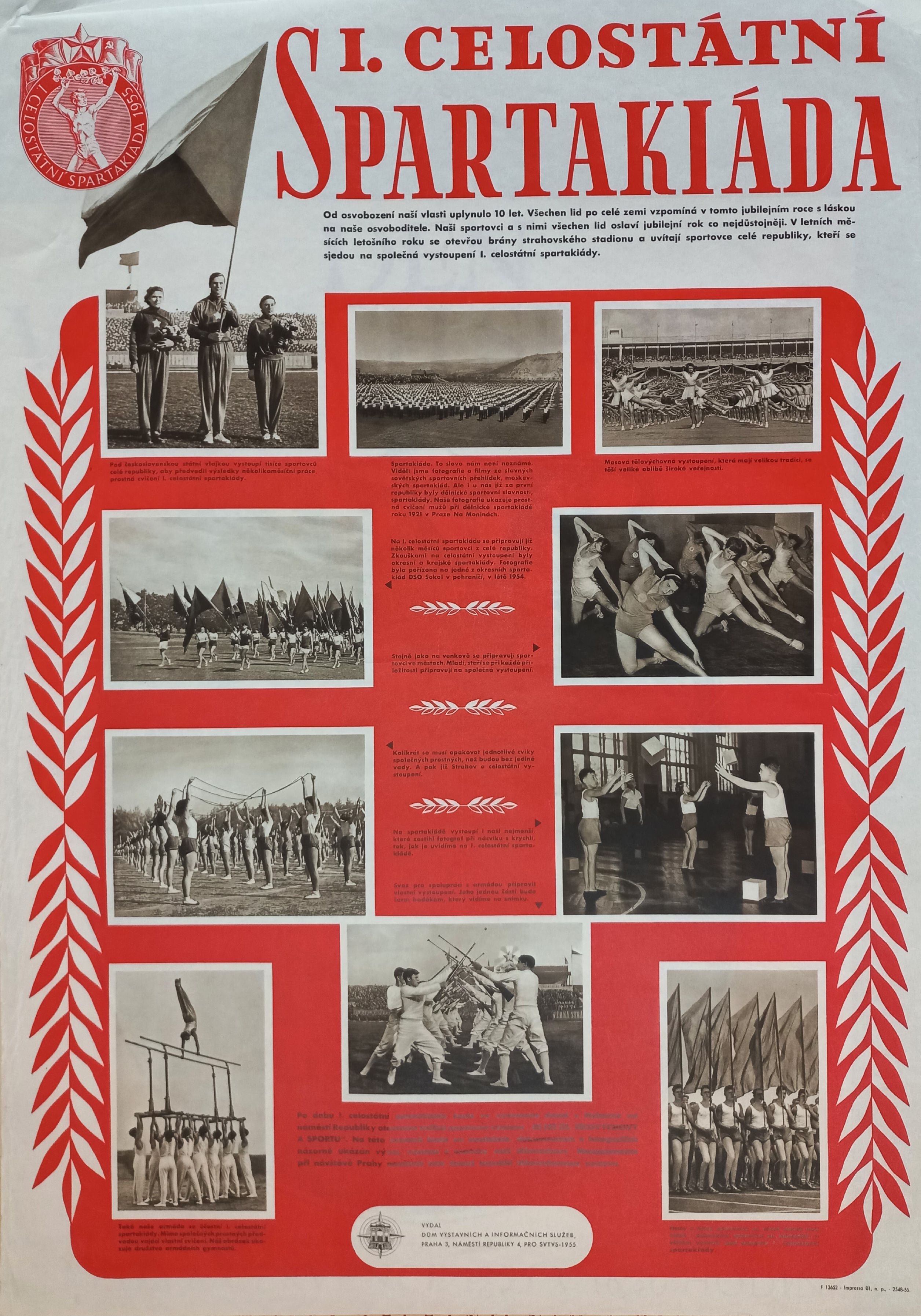 Náhledový obrázek Československá spartakiáda 1955 - 1