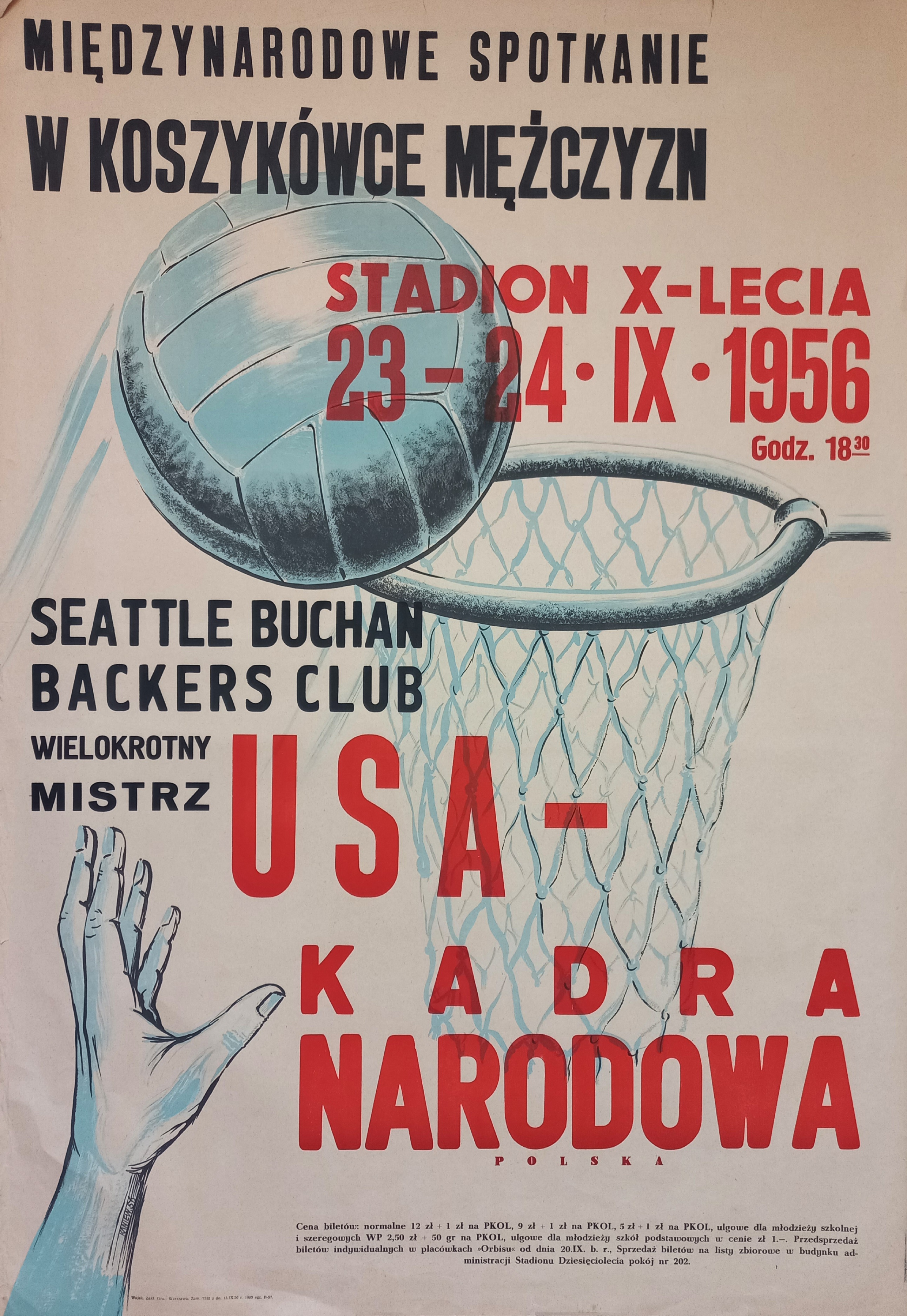 Náhledový obrázek Miedzynarodowe spotkanie. Buchan Backers, Seattle - Kadra narodowa - 1