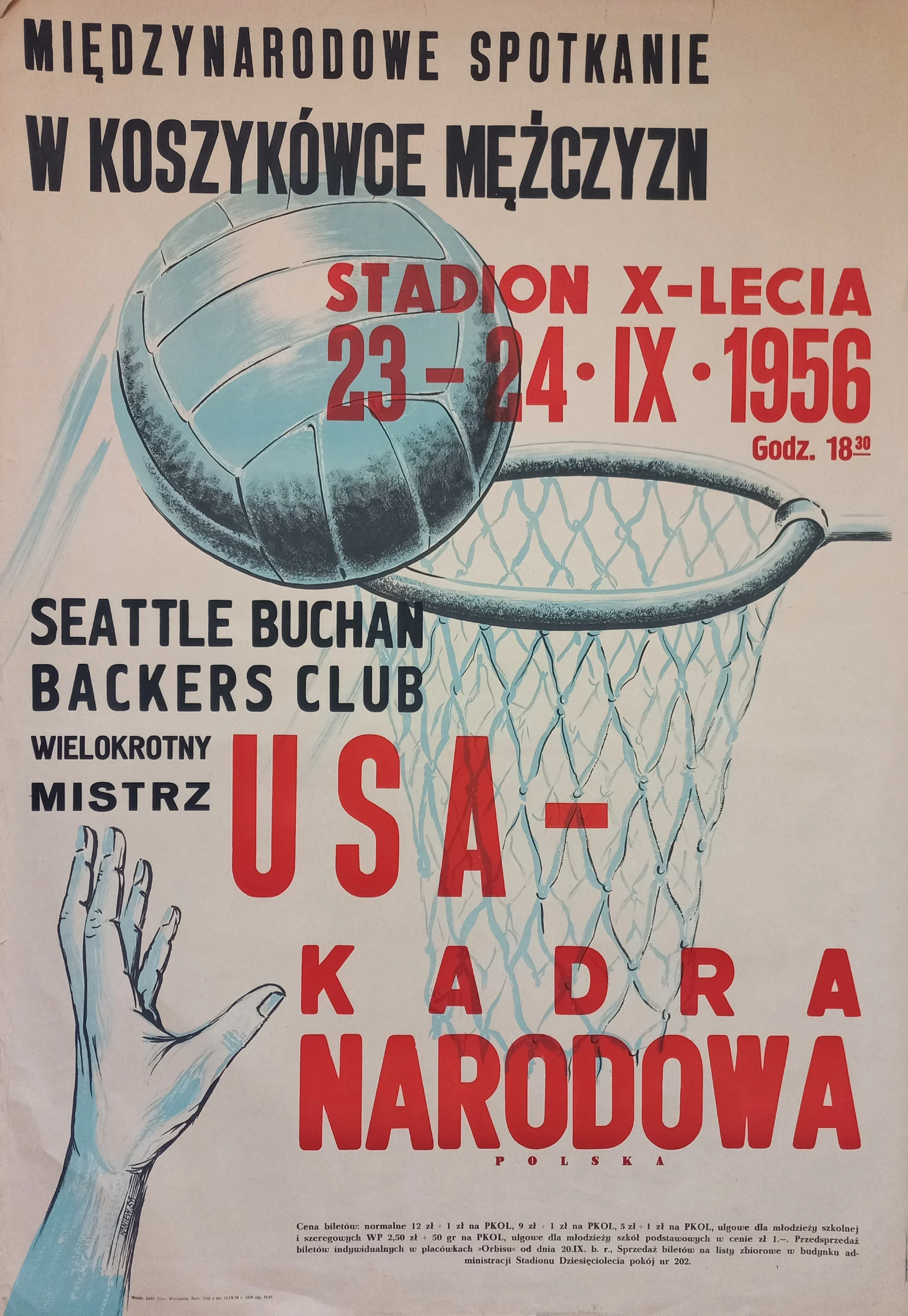 Náhledový obrázek předmětu Miedzynarodowe spotkanie. Buchan Backers, Seattle - Kadra narodowa