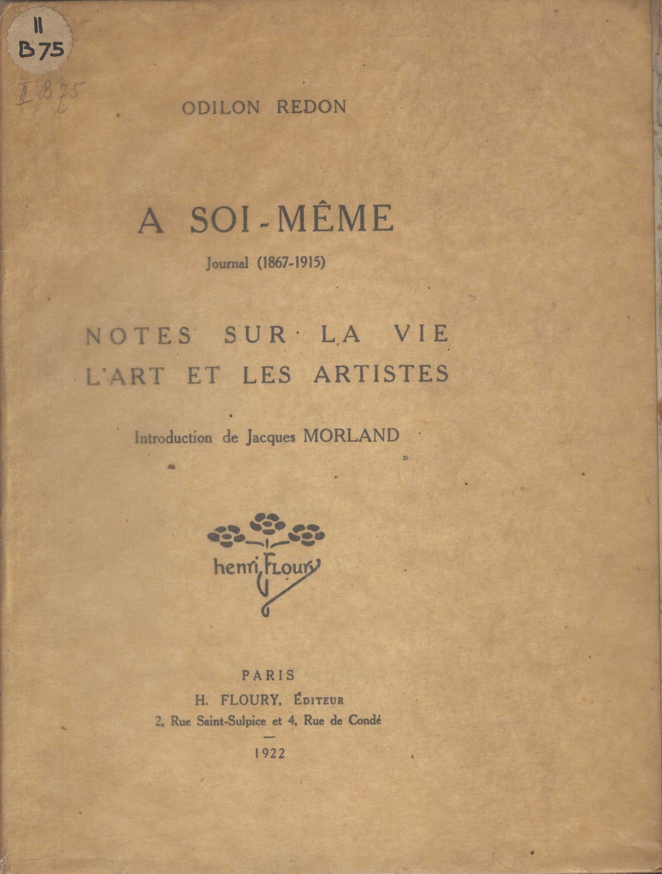 Náhledový obrázek A soi-même - 1