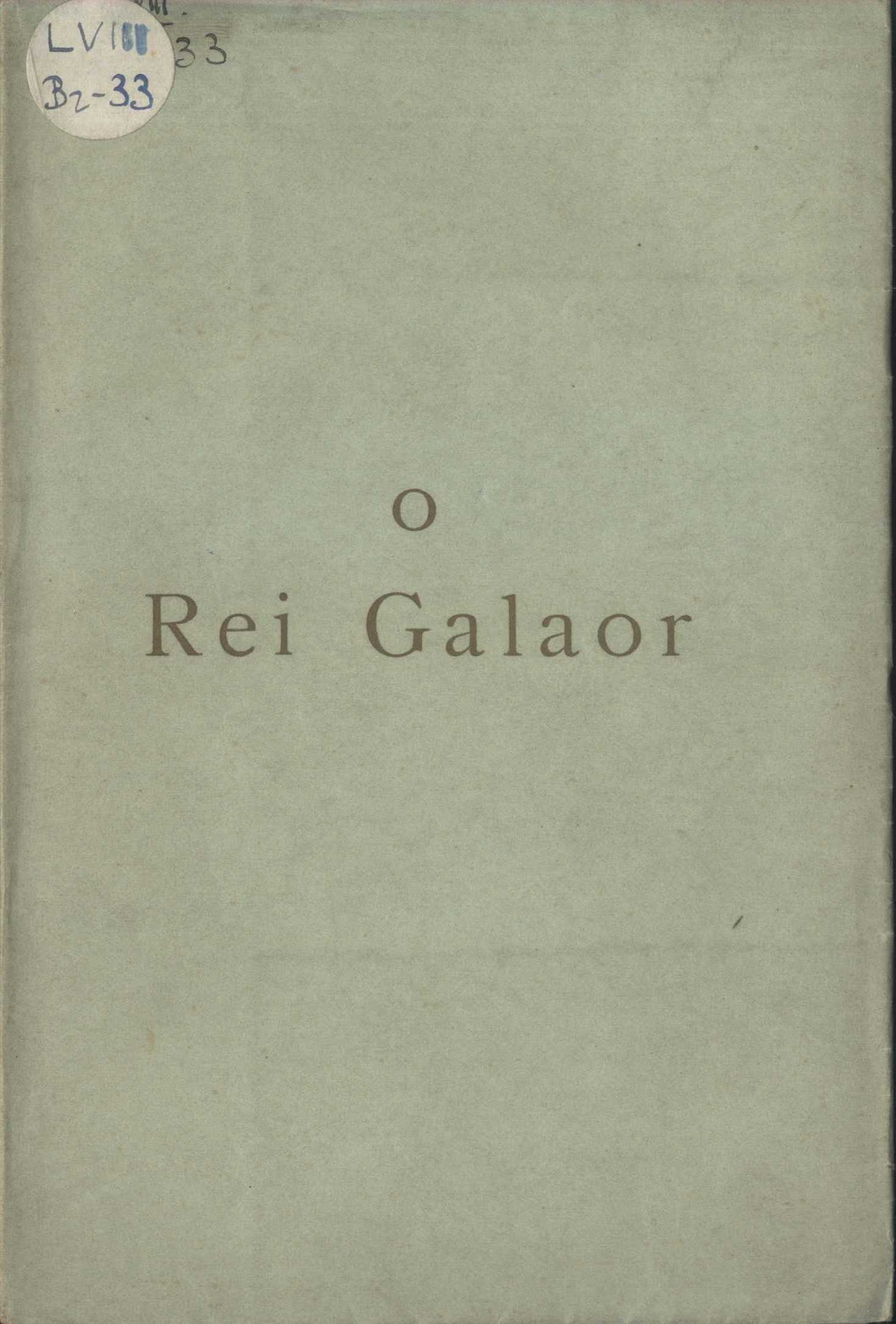 Náhledový obrázek předmětu O Rei Galaor