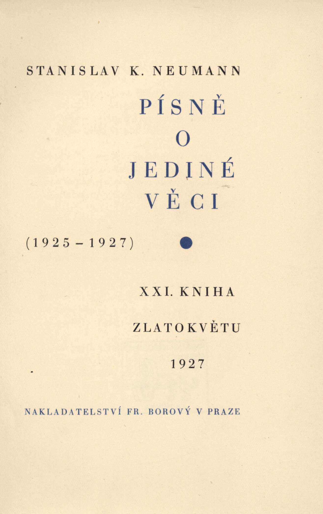 Náhledový obrázek předmětu Písně o jediné věci