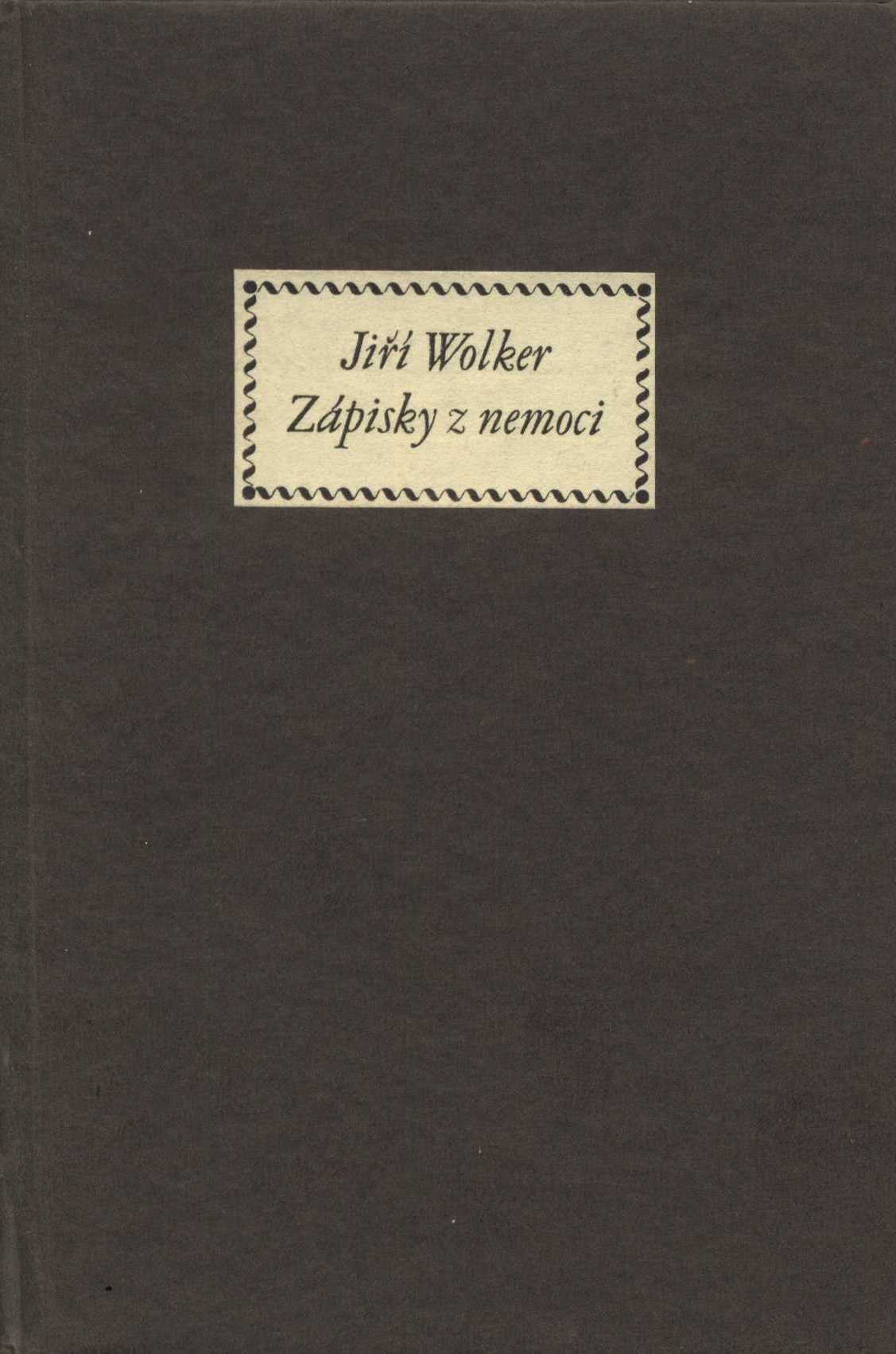 Náhledový obrázek Zápisky z nemoci - 1