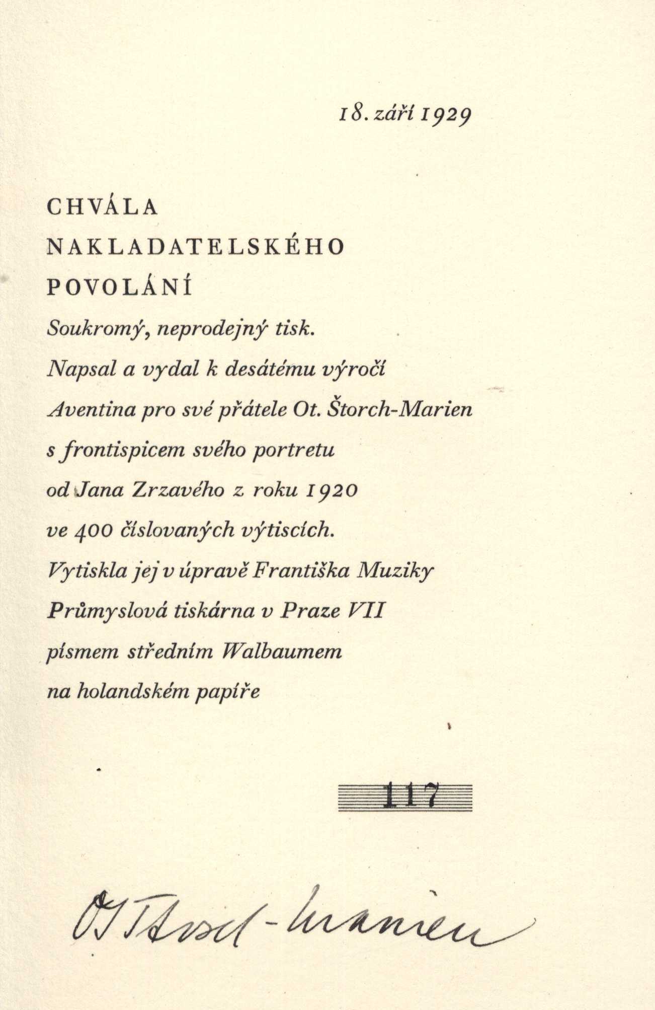 Náhledový obrázek Chvála nakladatelského povolání - 3