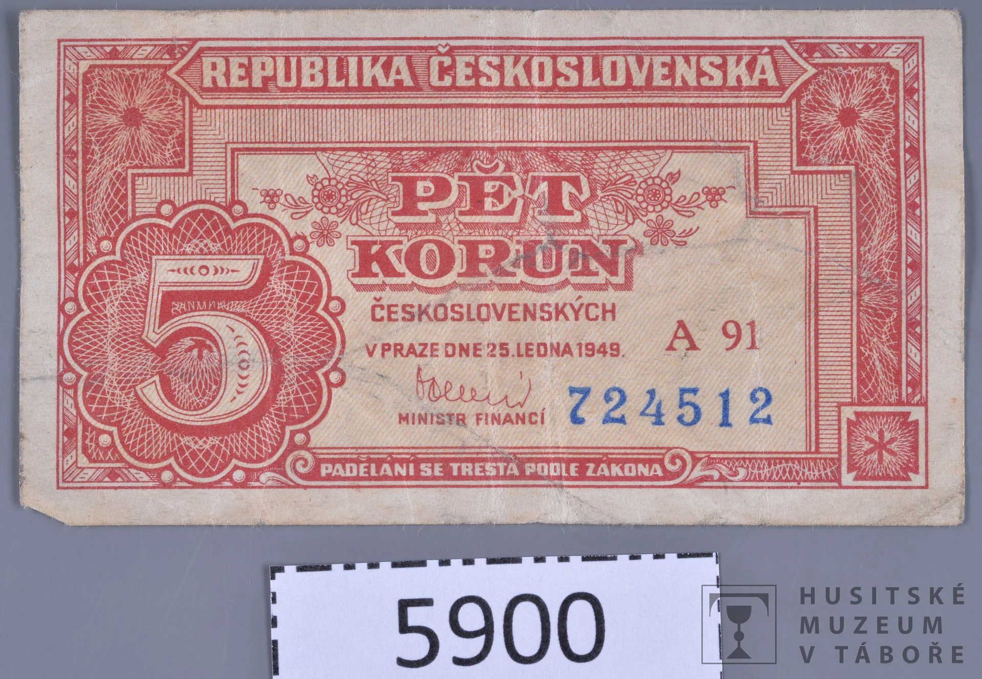 Náhledový obrázek předmětu Bankovka