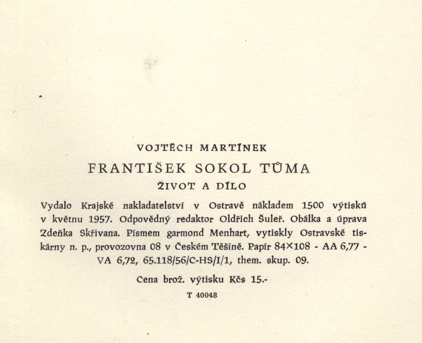 Náhledový obrázek František Sokol Tůma - 2