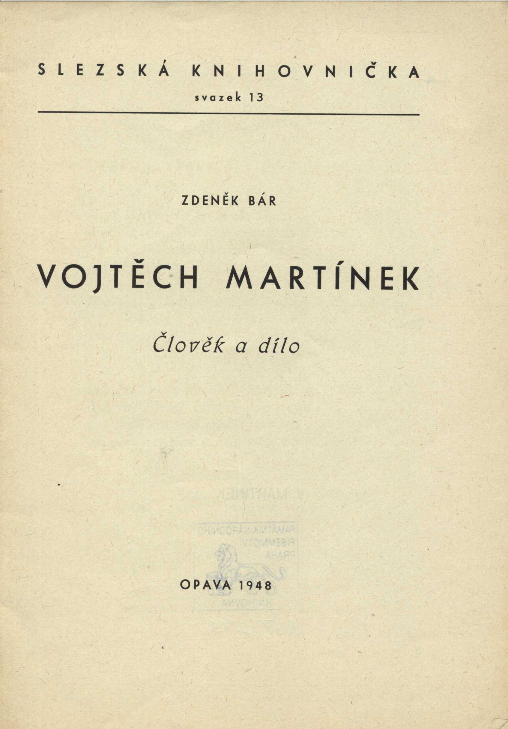 Náhledový obrázek Vojtěch Martínek - 2