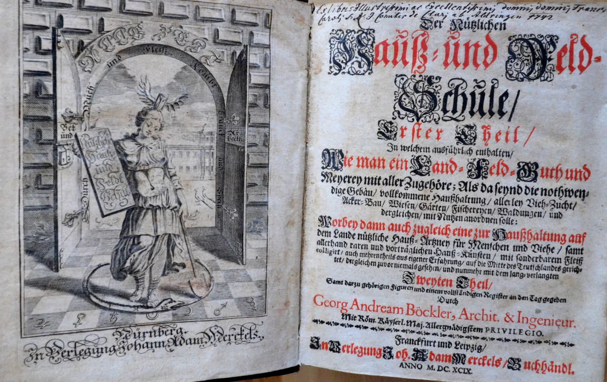 Náhledový obrázek předmětu Nützliche Hauß-und Feld-Schule. I. Theil