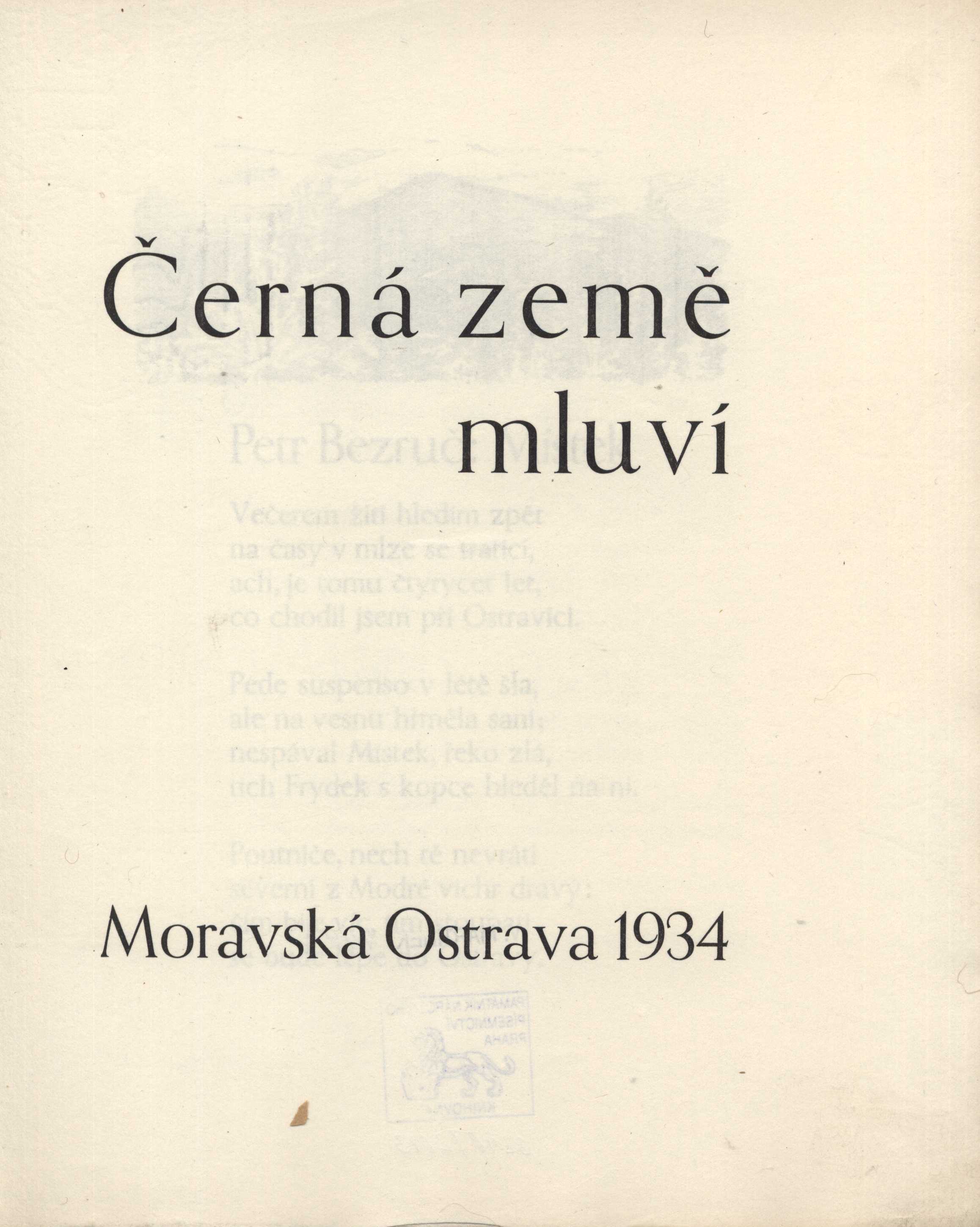 Náhledový obrázek Černá země mluví - 2