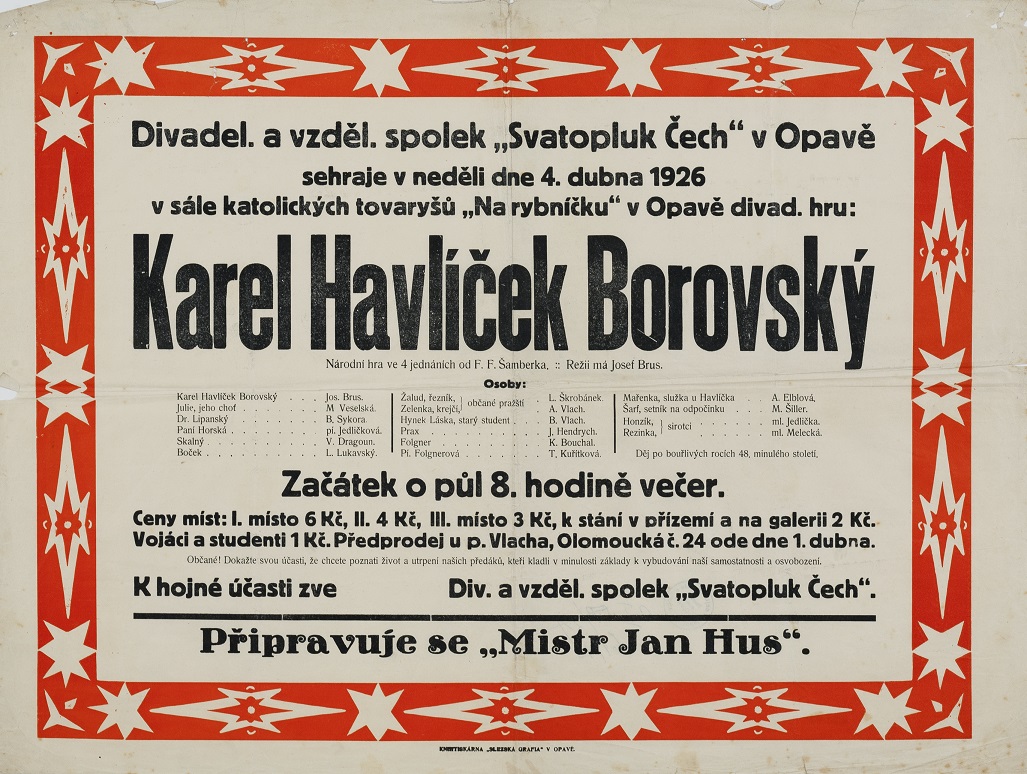 Náhledový obrázek Divadelní plakát - 1
