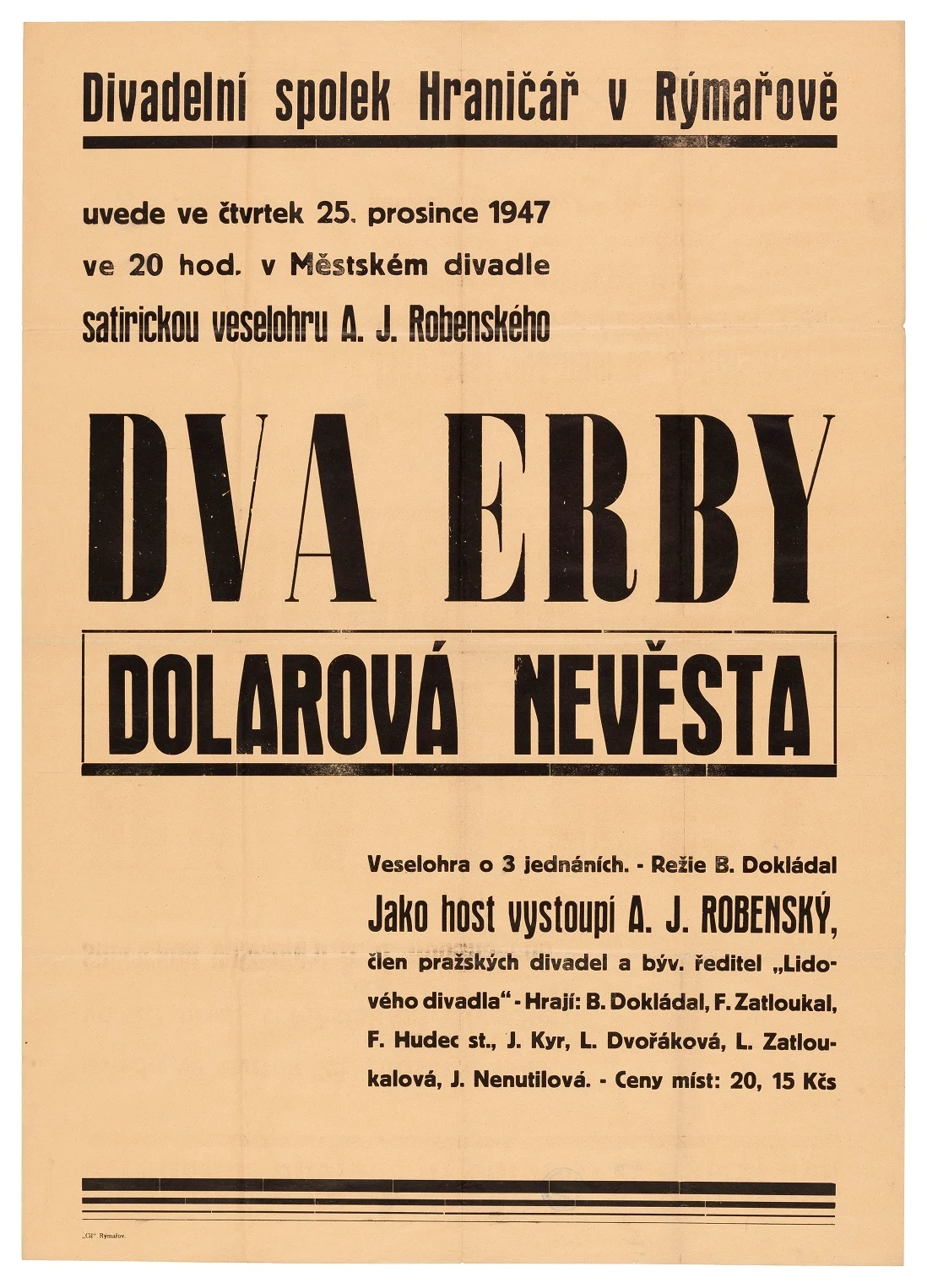Náhledový obrázek předmětu Divadelní plakát