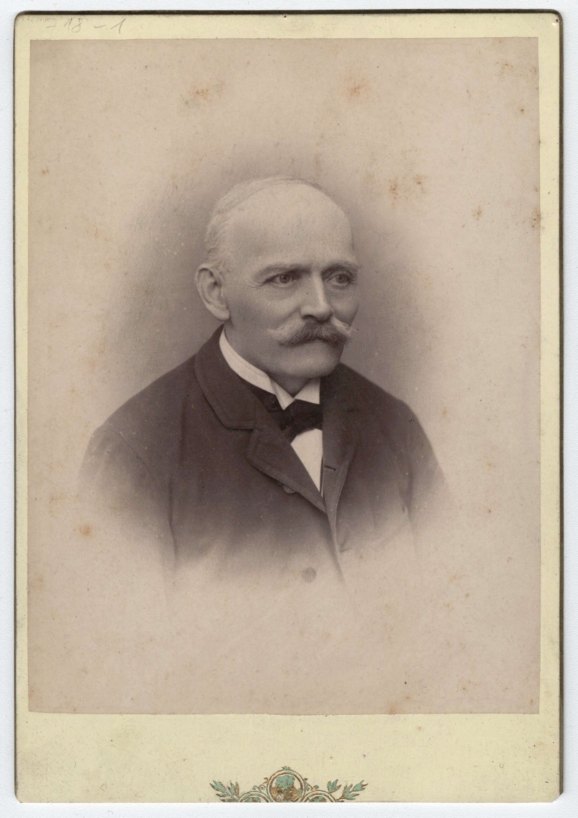 Náhledový obrázek Početní rada Johann Wiessner (kabinetní portrét) - 1
