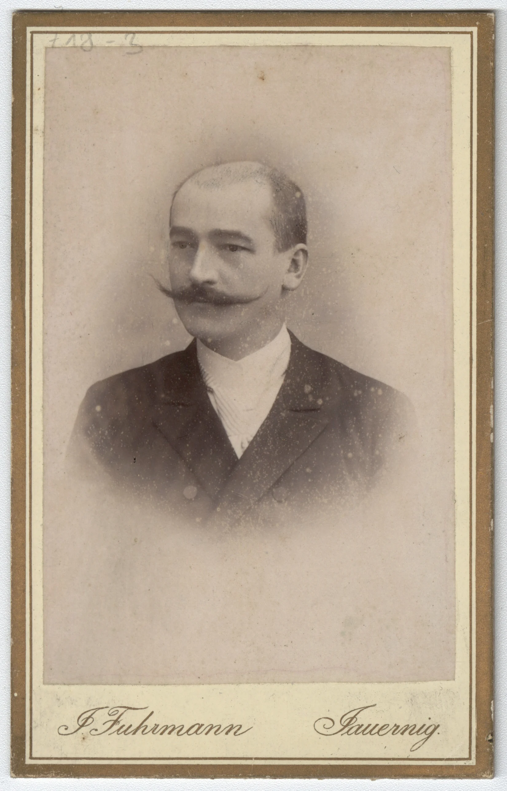 Náhledový obrázek předmětu Lesní inženýr Karl Bayer (kabinetní portrét)