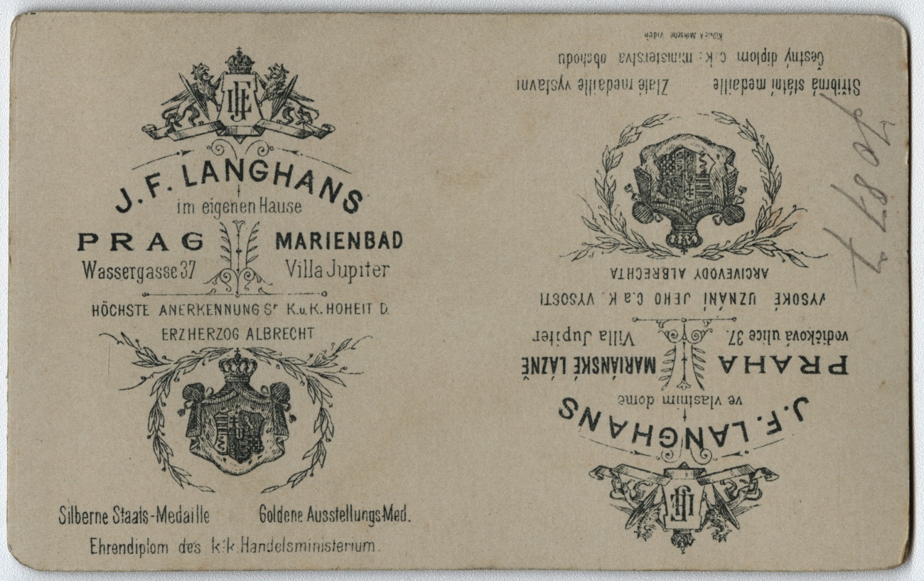 Náhledový obrázek Lesnický asistent Franz Schuster (kabinetní portrét) - 2