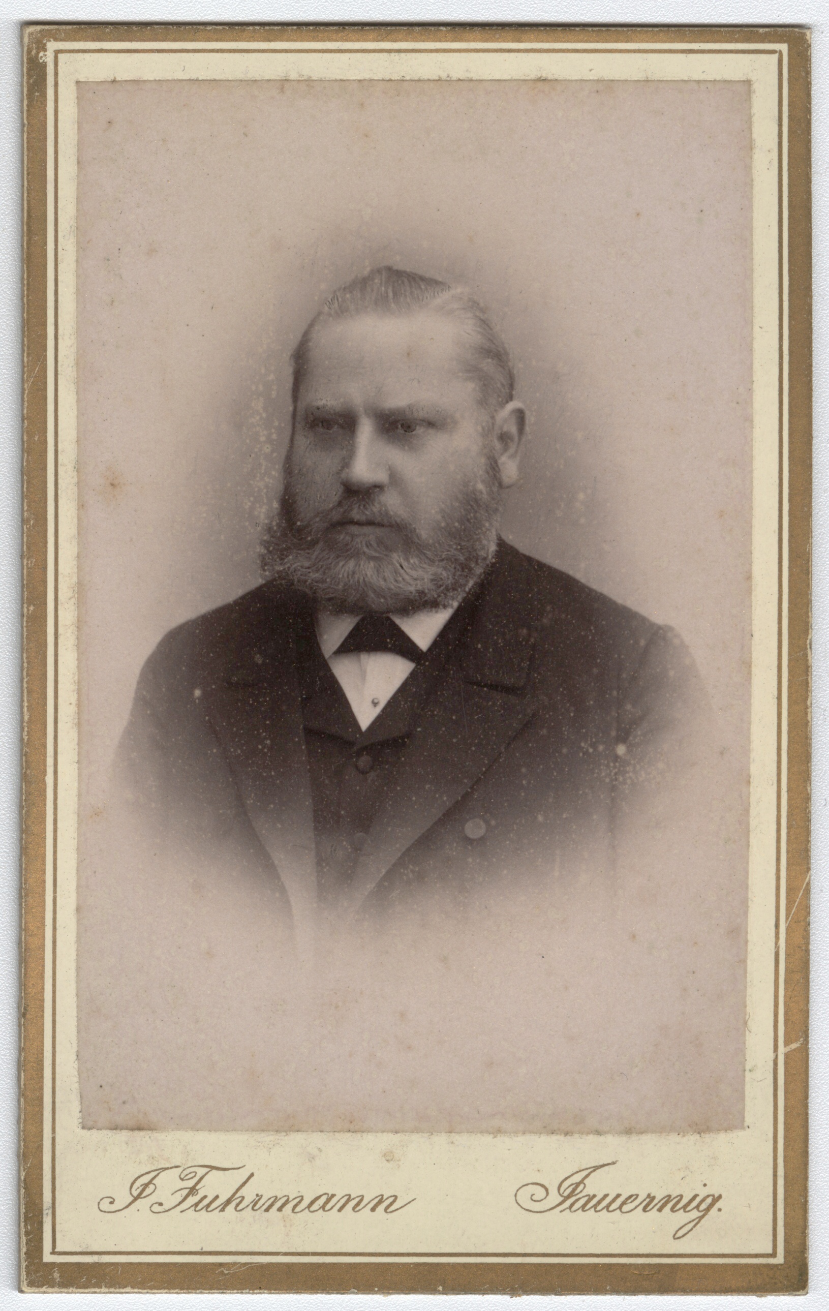 Náhledový obrázek Správce spisovny August Nowak (kabinetní portrét) - 1
