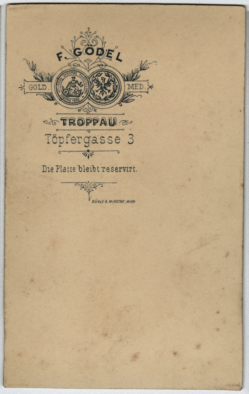 Náhledový obrázek Adjunkt Karl Scherz (kabinetní portrét) - 2