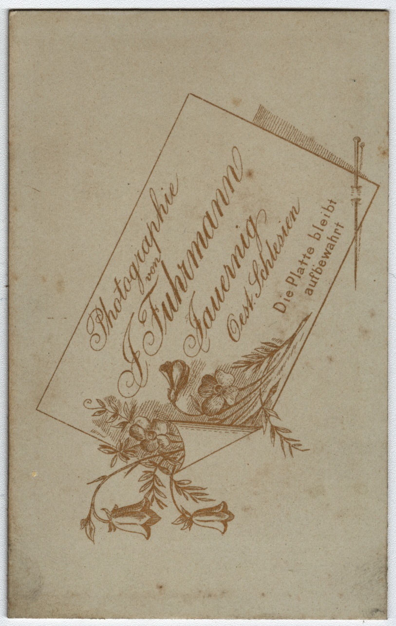 Náhledový obrázek Kontrolor Ferdinand Böse (kabinetní portrét) - 2