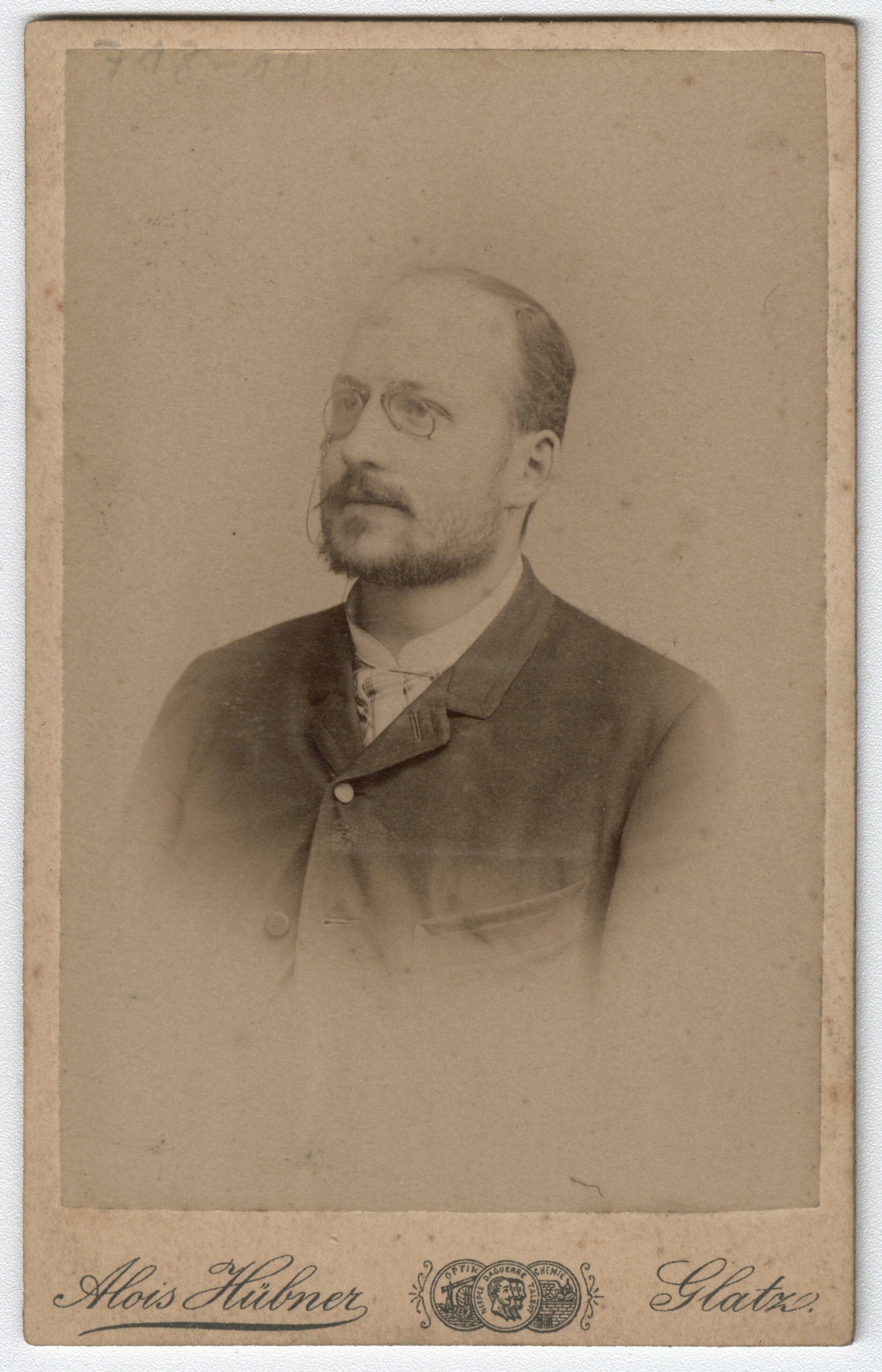 Náhledový obrázek Kancelista Johann Wiesner (kabinetní portrét) - 1
