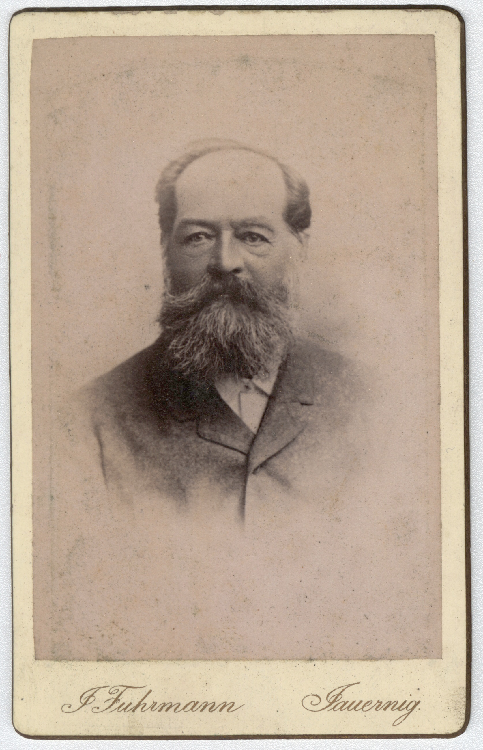 Náhledový obrázek Nadlesní Severin Straube (kabinetní portrét) - 1