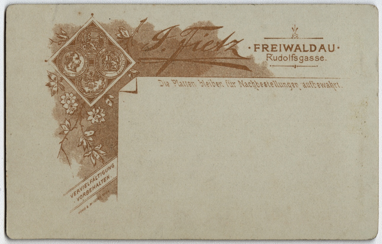 Náhledový obrázek Nadlesní Josef Weis (kabinetní portrét) - 2