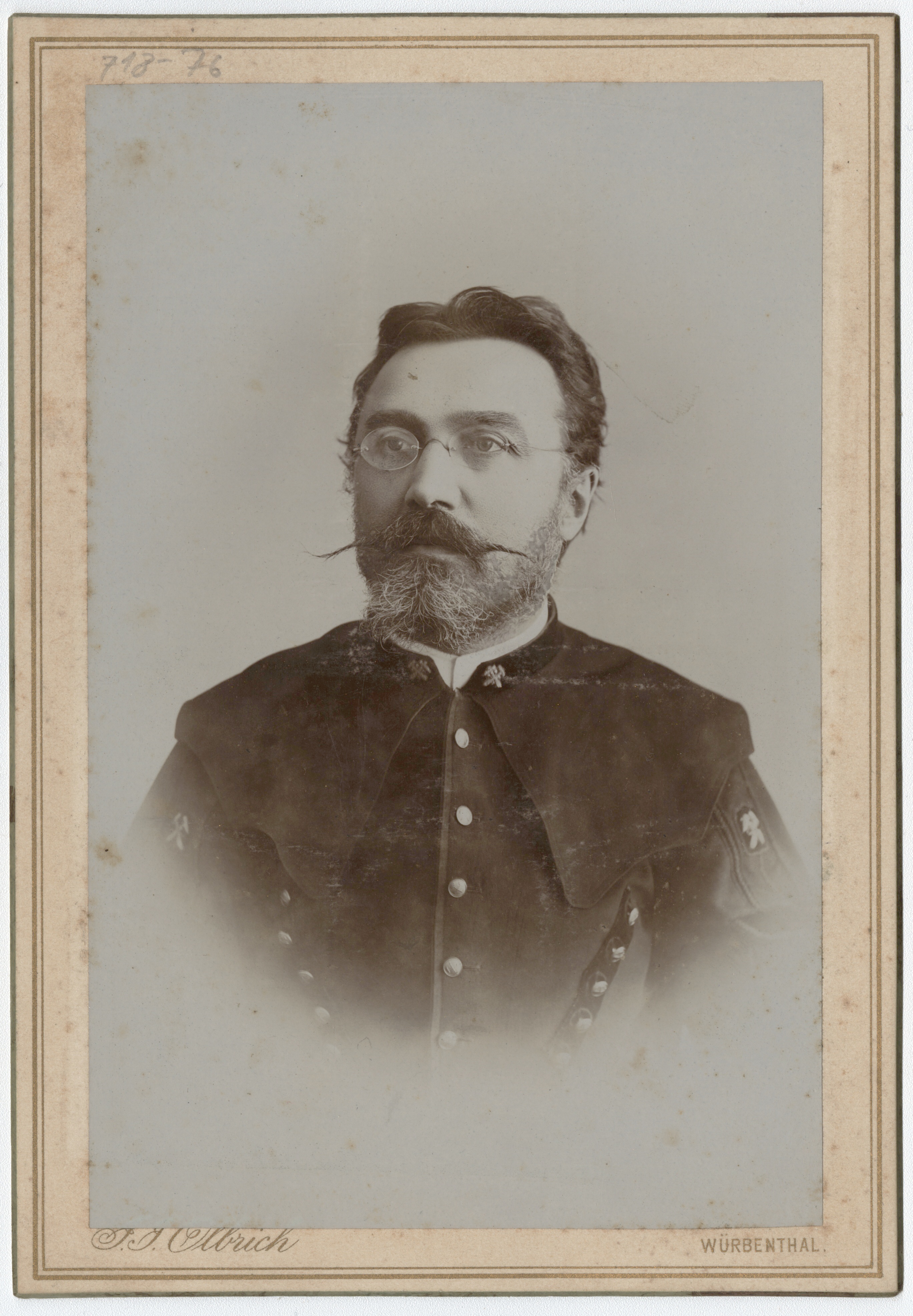 Náhledový obrázek Správce Rudolf Freyn (kabinetní portrét) - 1